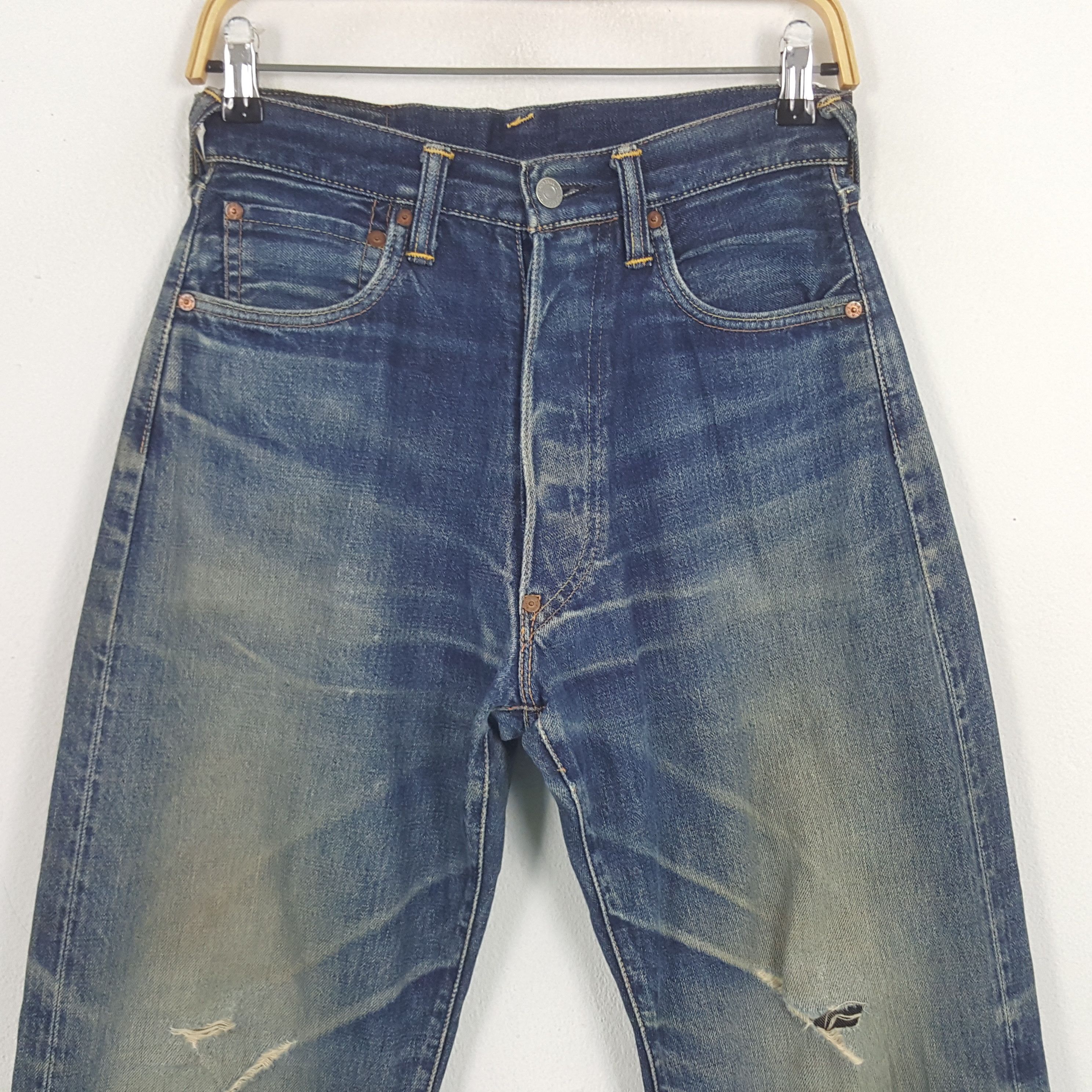 Evisu × Japanese Brand × Vintage Vintage Evisu Japanese Brand Daicock Custom Art Denim Jeans Size US 28 / EU 44 - 5 Thumbnail