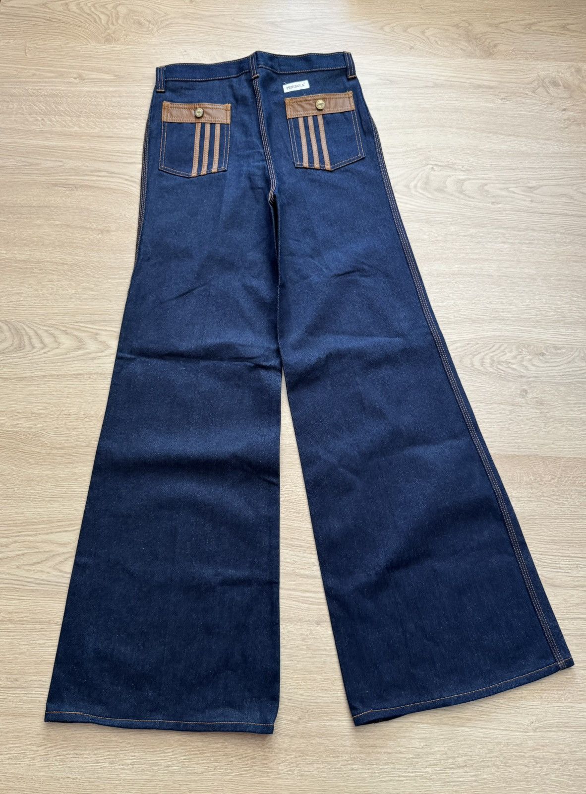 HippyTree Vintage 60-70’s Penisula Women’s Hippie Baggy Denim Jeans Size 32" / US 10 / IT 46 - 5 Thumbnail