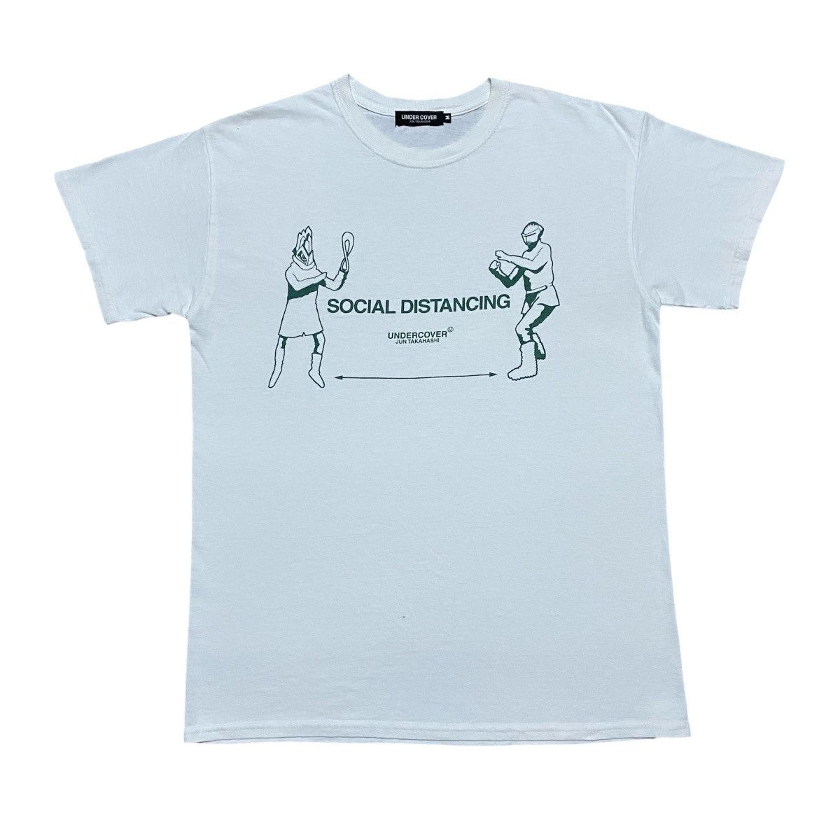 Japanese Brand Rare‼️🔥Vintage Undercover Social Distancing T-Shirt Size US S / EU 44-46 / 1 - 1 Thumbnail