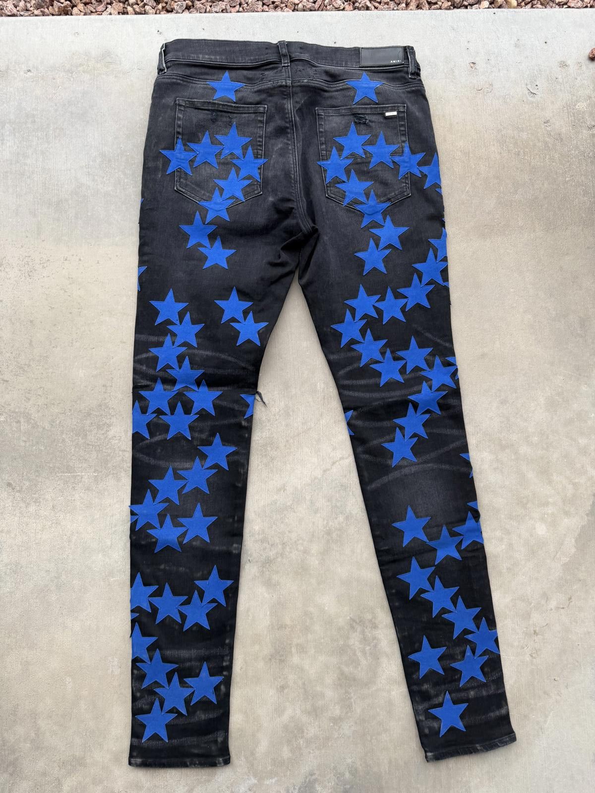 Amiri Amiri x Alchemist Star Jeans Blue 36 Skinny Authentic Rare Size US 36 / EU 52 - 4 Thumbnail