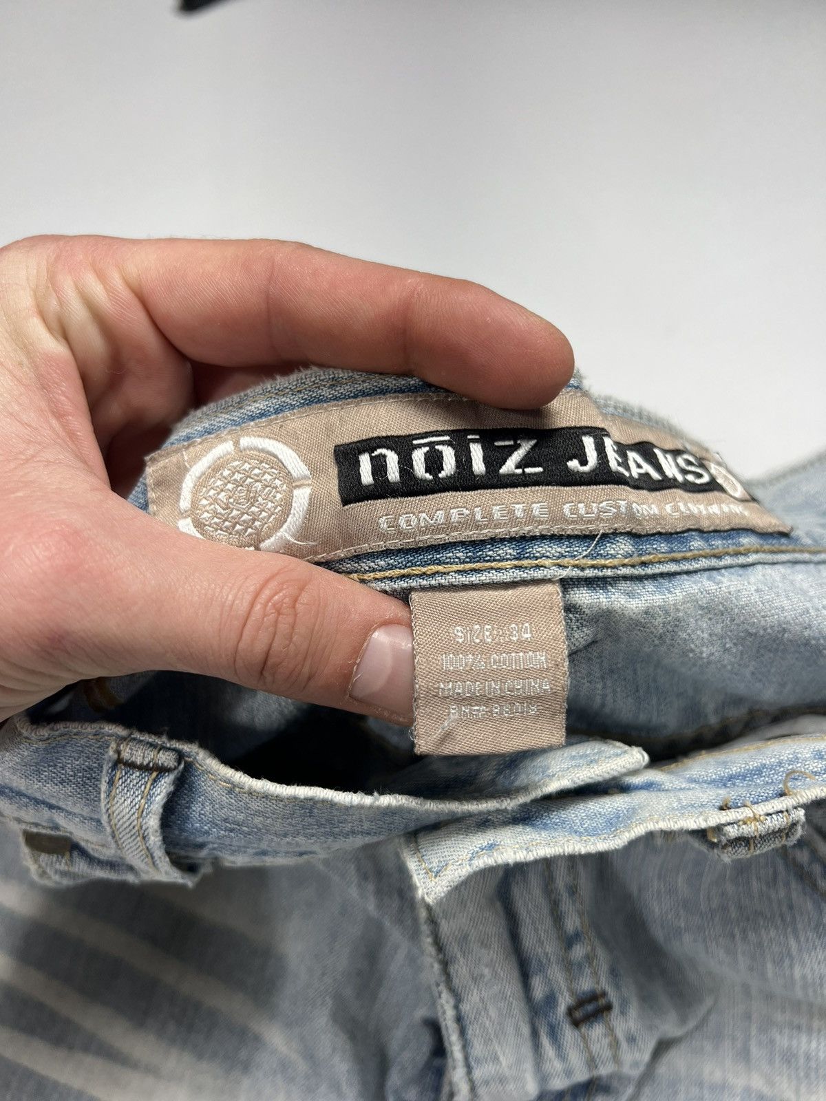 Vintage Vintage Noize Jeans Baggy Distressed Denim Shorts Size US 34 / EU 50 - 11 Thumbnail