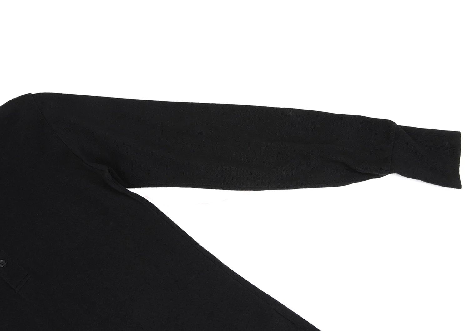 Yohji Yamamoto Yohji Yamamoto Cashmere Blend Polo Shirt Black 3 Size US L / EU 52-54 / 3 - 4 Thumbnail