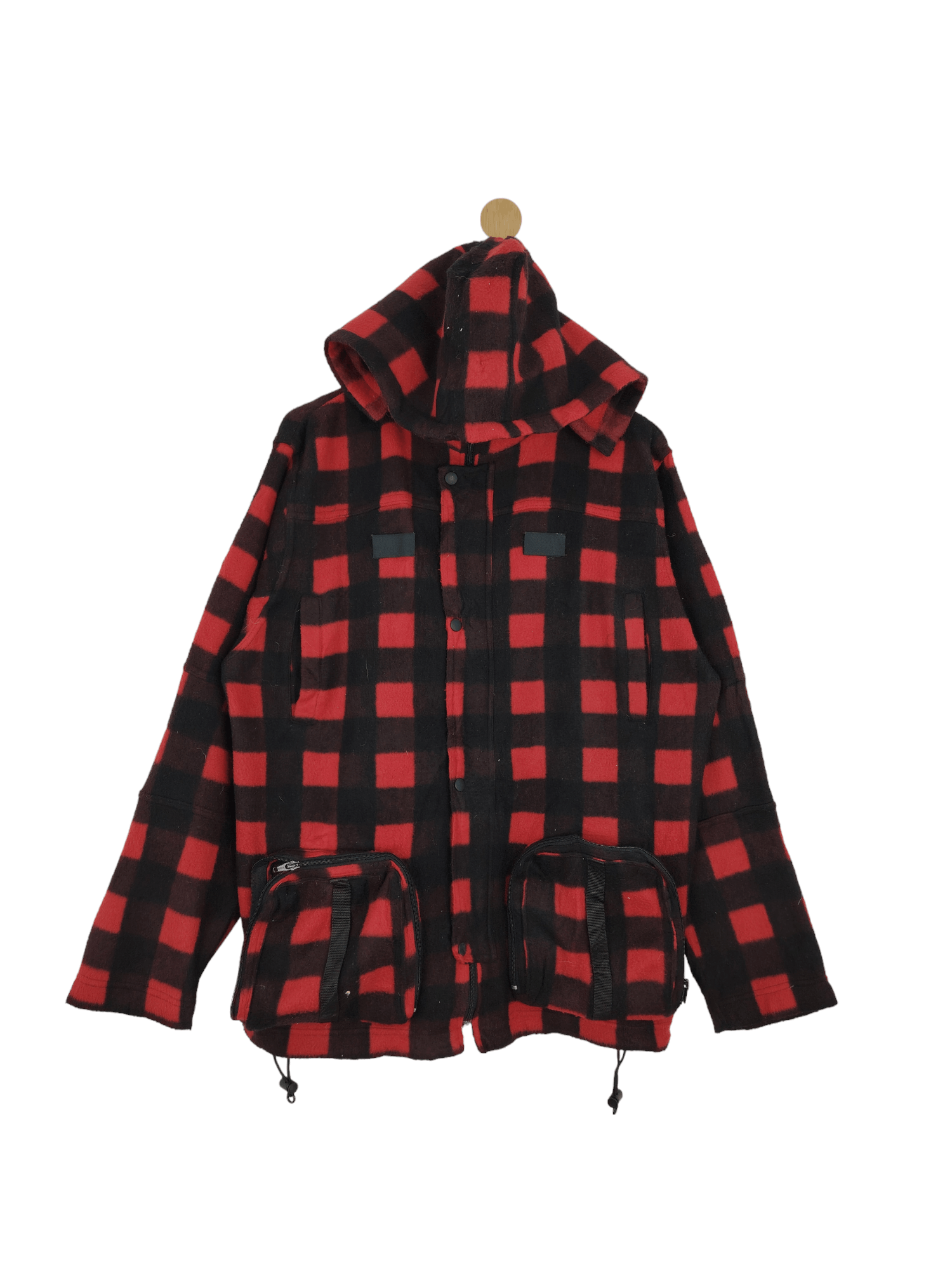 Japanese Brand BlackButterfly Shadowplaid Multi Pocket Jacket MJ0041Z Size US L / EU 52-54 / 3 - 1 Thumbnail