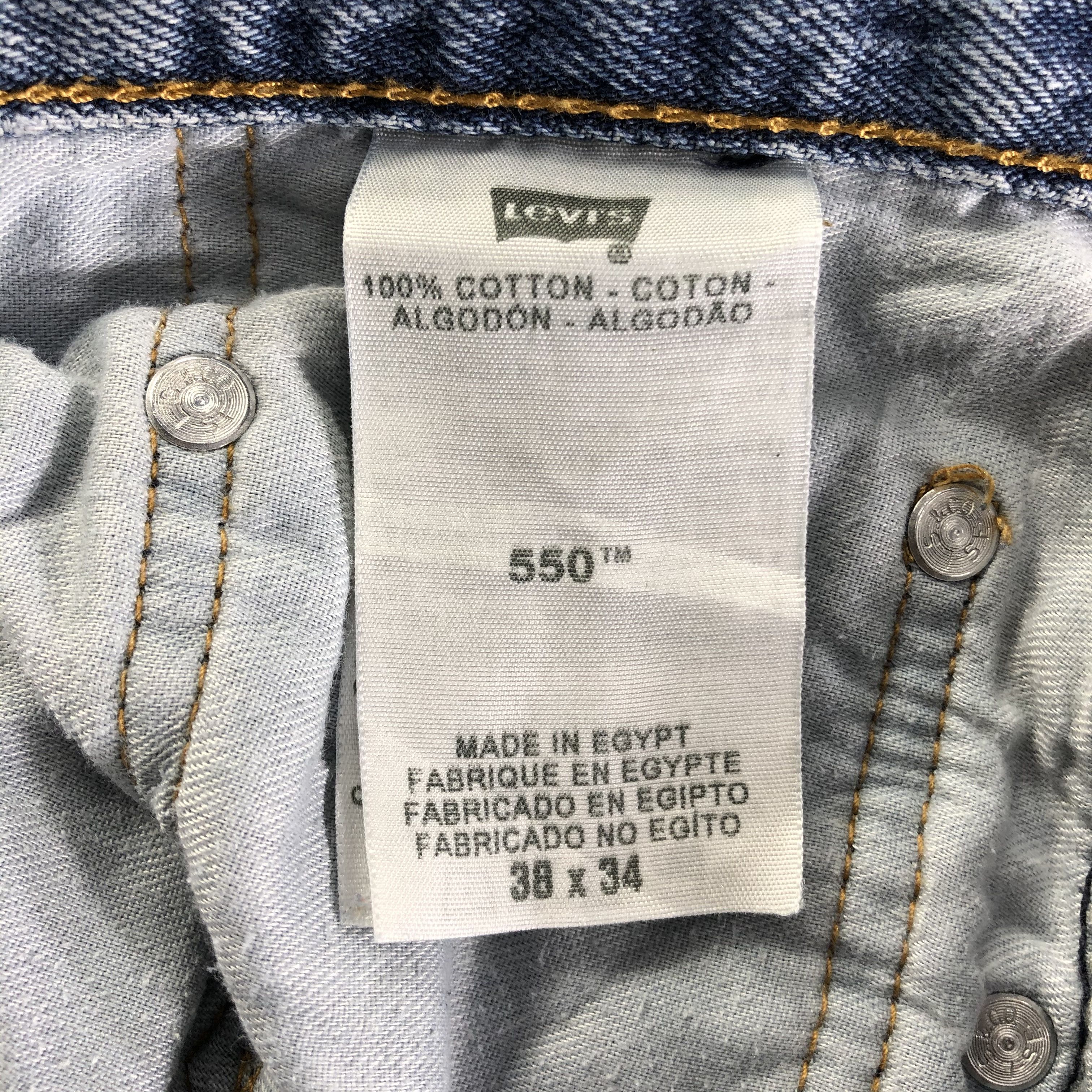 Levi's Vintage Blue Wash Levis 550 Jeans-J4420 Size US 37 - 11 Thumbnail