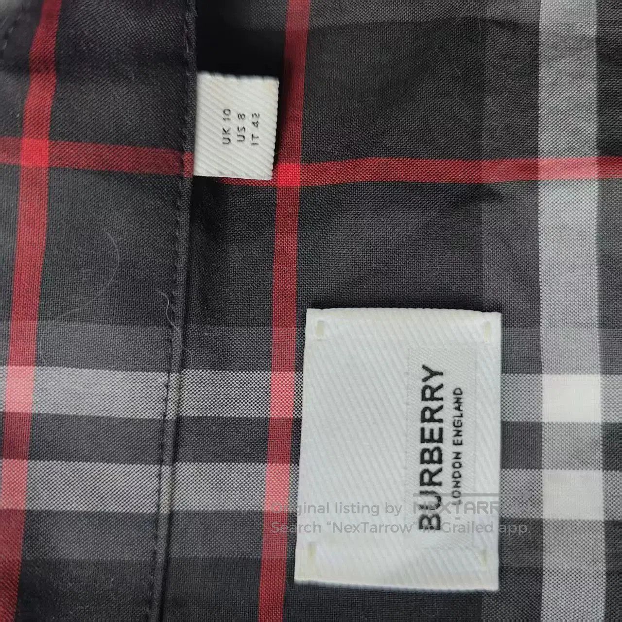 Burberry burberry men’s plaid button-up shirt uk10. Size US M / EU 48-50 / 2 - 3 Thumbnail
