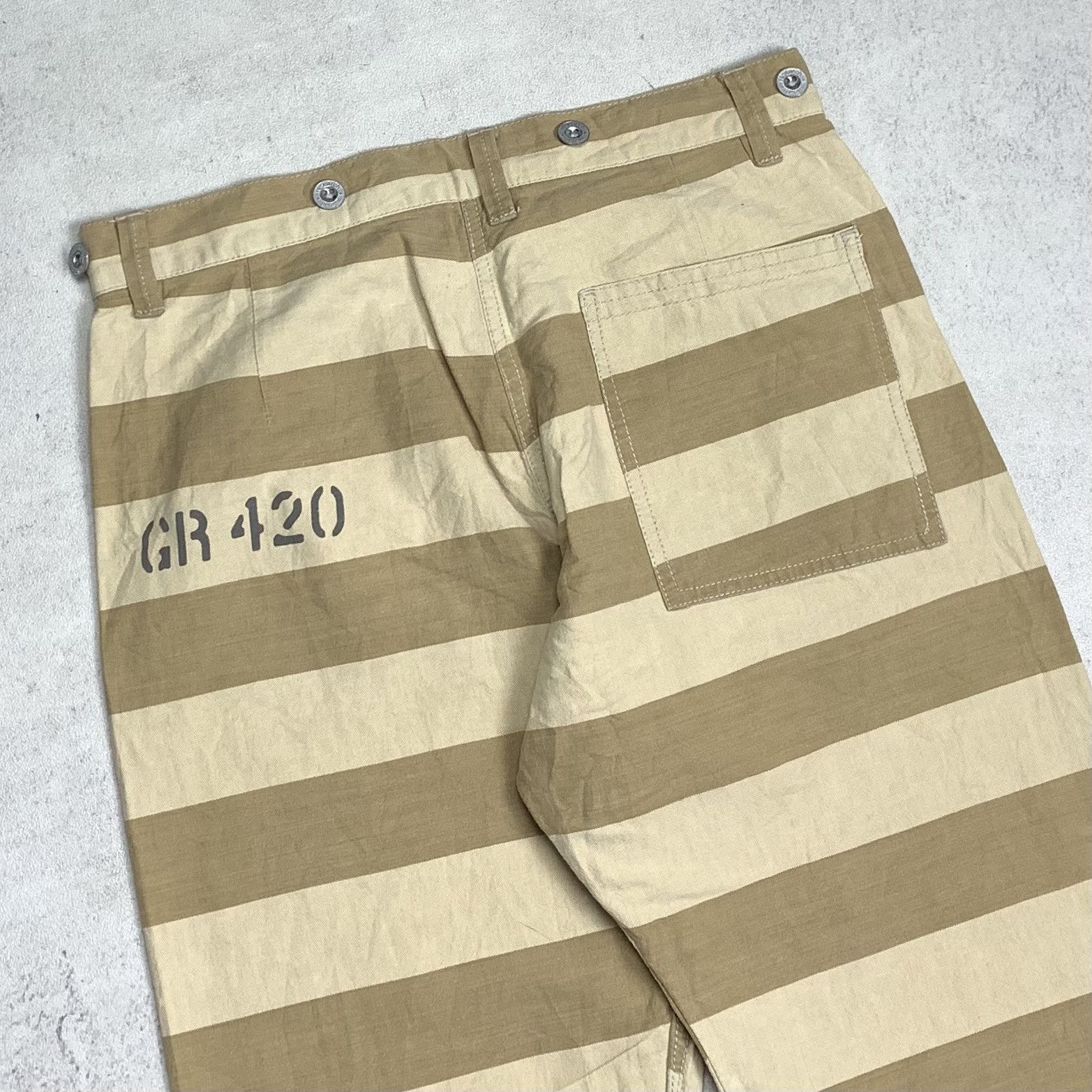 General Research General Research AW2004 "POP Pants" Prisoners Trouser Pants Size US 30 / EU 46 - 5 Thumbnail