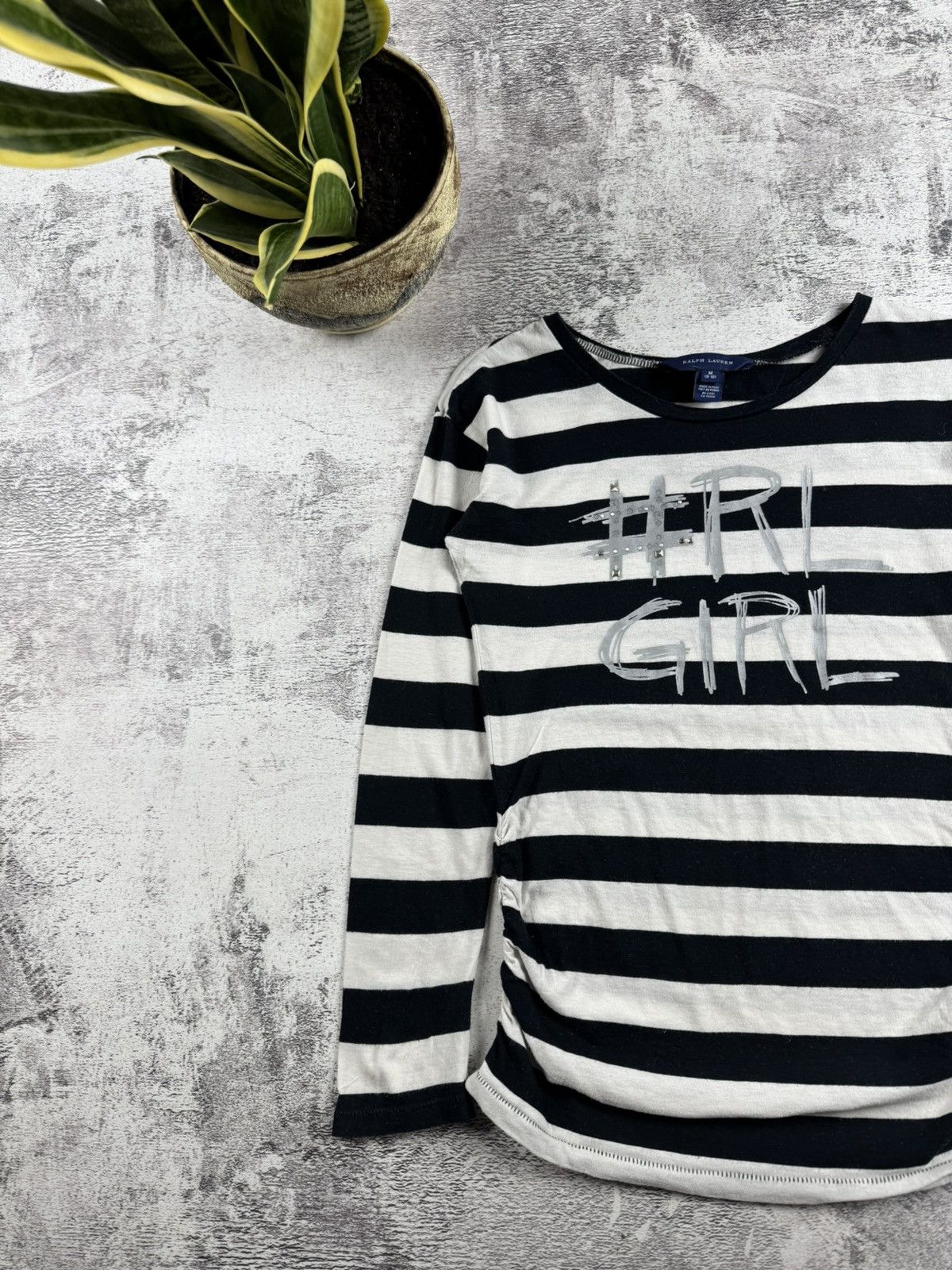 Ralph Lauren Polo Ralph Lauren Striped Longsleeve Pullover Sweatshirt Size S / US 4 / IT 40 - 8 Thumbnail