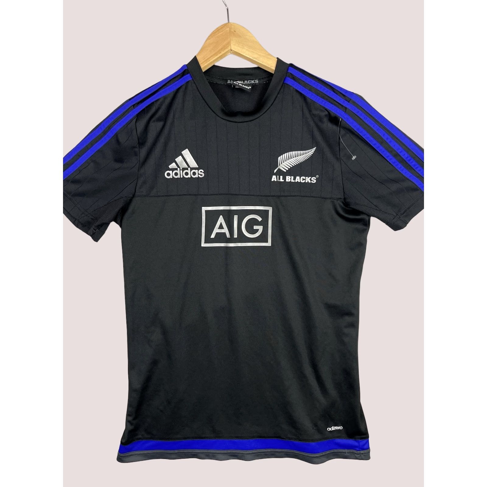 Adidas adidas All Blacks Rugby Jersey Mens Small Black Adizero Climacool Shirt Size US S / EU 44-46 / 1 - 1 Thumbnail
