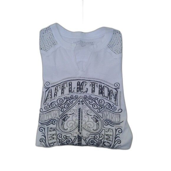 Affliction Y2k Affliction Anerican Customs Spade T-shirt women's Size XS / US 0-2 / IT 36-38 - 1 Thumbnail
