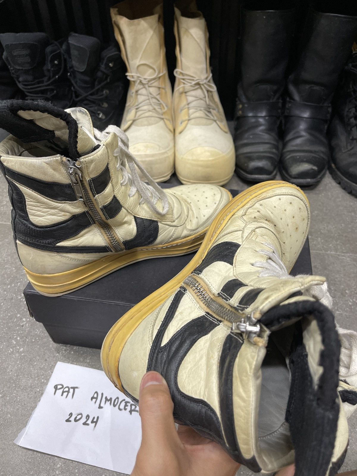 Rick Owens Rare 2008 rick owens creatch dunks Size US 10.5 / EU 43-44 - 13 Thumbnail