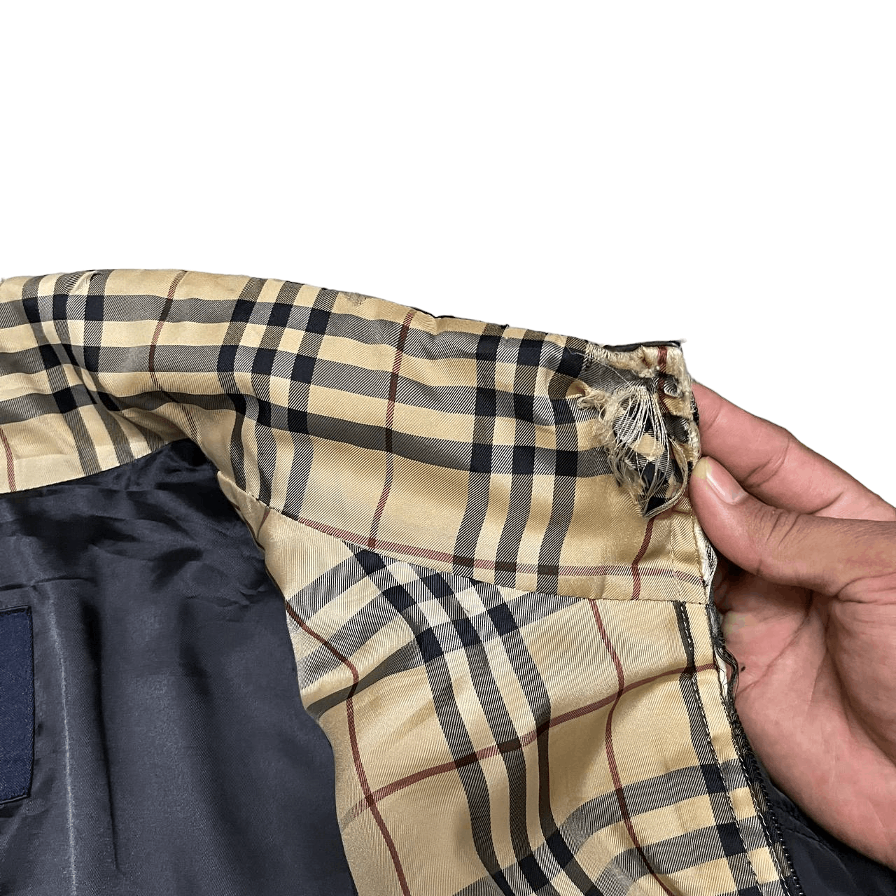 Burberry Vintage Burberry London Nova Check Quilted Jacket Distressed Size US L / EU 52-54 / 3 - 11 Thumbnail