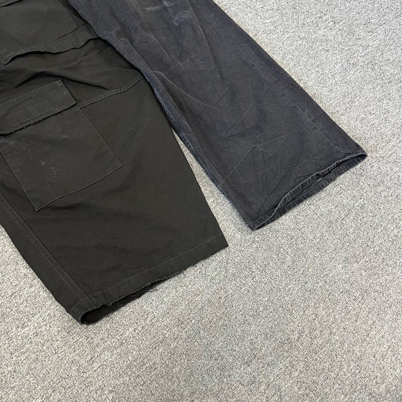 Balenciaga Balenciaga 24 New Denim Paneled Drawstring Cargo Overalls p Size US 28 / EU 44 - 4 Thumbnail
