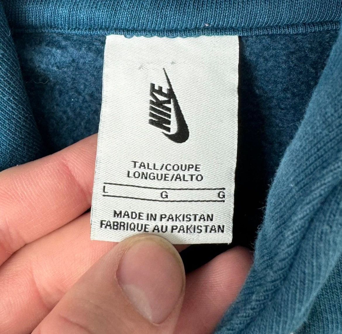 Nike Nike solo swoosh sportswear mini logo oversized basic hoodie Size US L / EU 52-54 / 3 - 3 Thumbnail