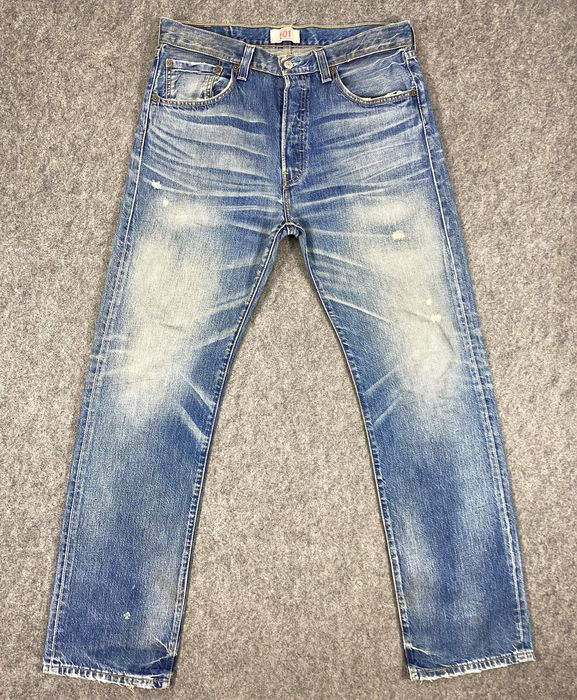 Hype Faded Blue Vintage Levis 501 Jeans 33x31 - JN3136 | Grailed