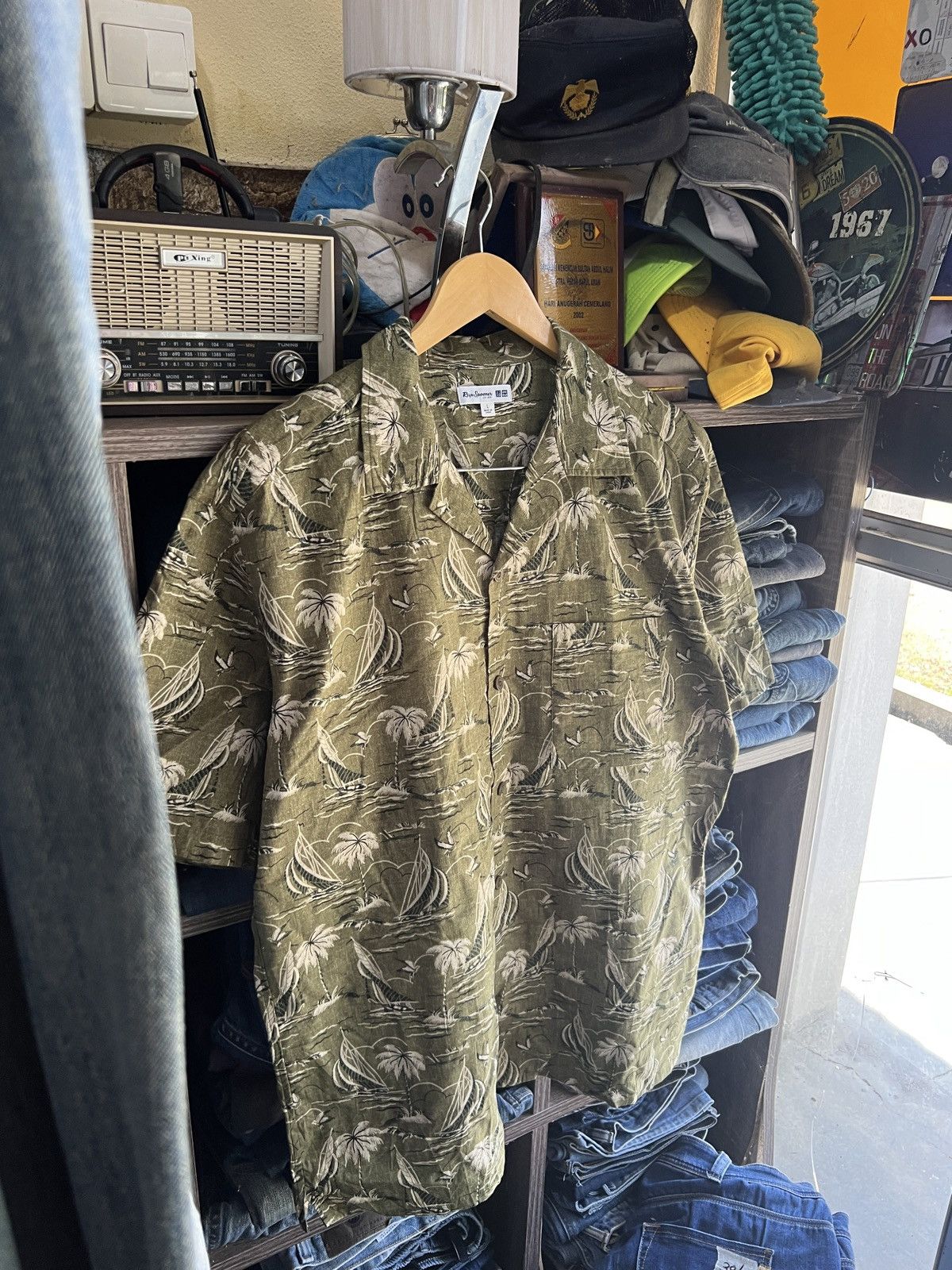 Reyn Spooner 🔥Rare Reyn Spooner x Uniqlo Fullprinted Shirt Size US M / EU 48-50 / 2 - 3 Thumbnail