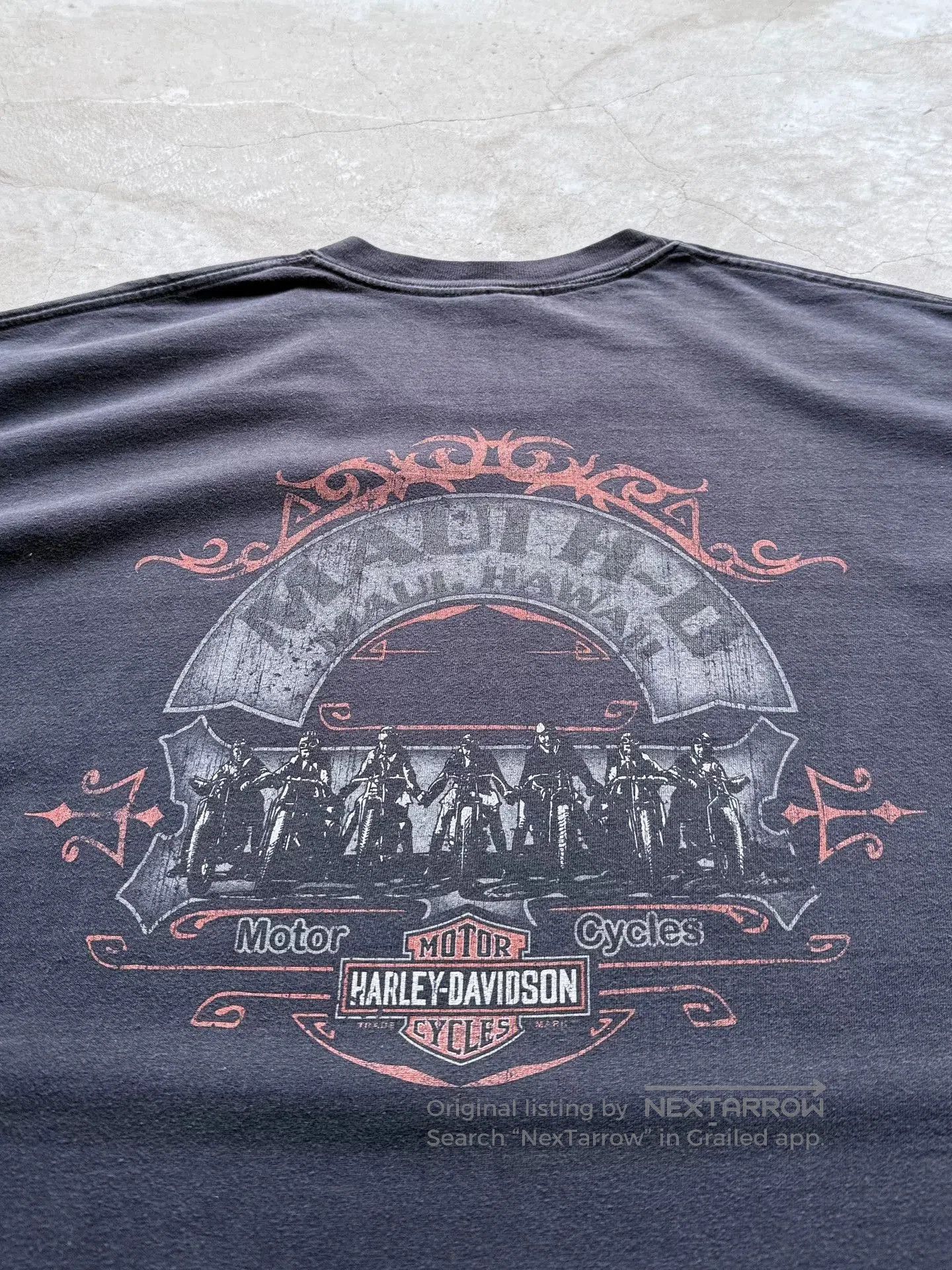 Vintage Vintage 00s Harley Davidson Maui Tee. Size US XXL / EU 58 / 5 - 7 Thumbnail
