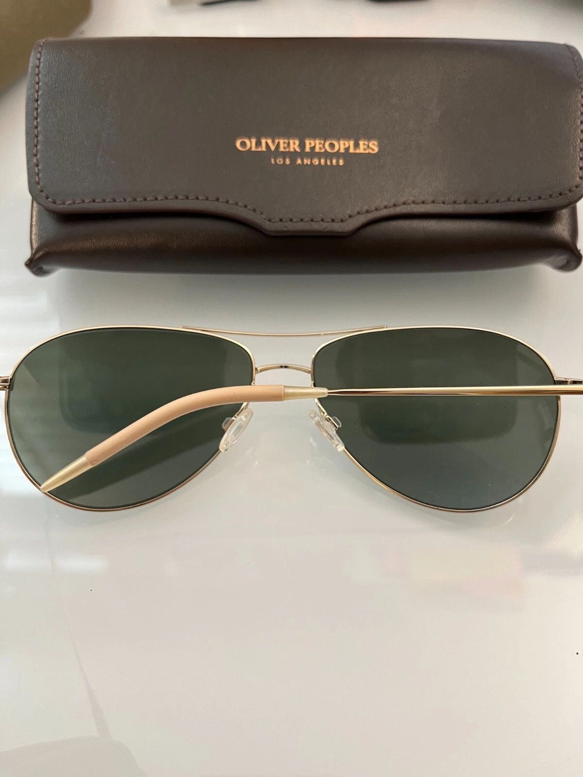 Oliver Peoples Oliver Peoples BENEDICT AVIATOR SUN OV1002S Size ONE SIZE - 8 Thumbnail