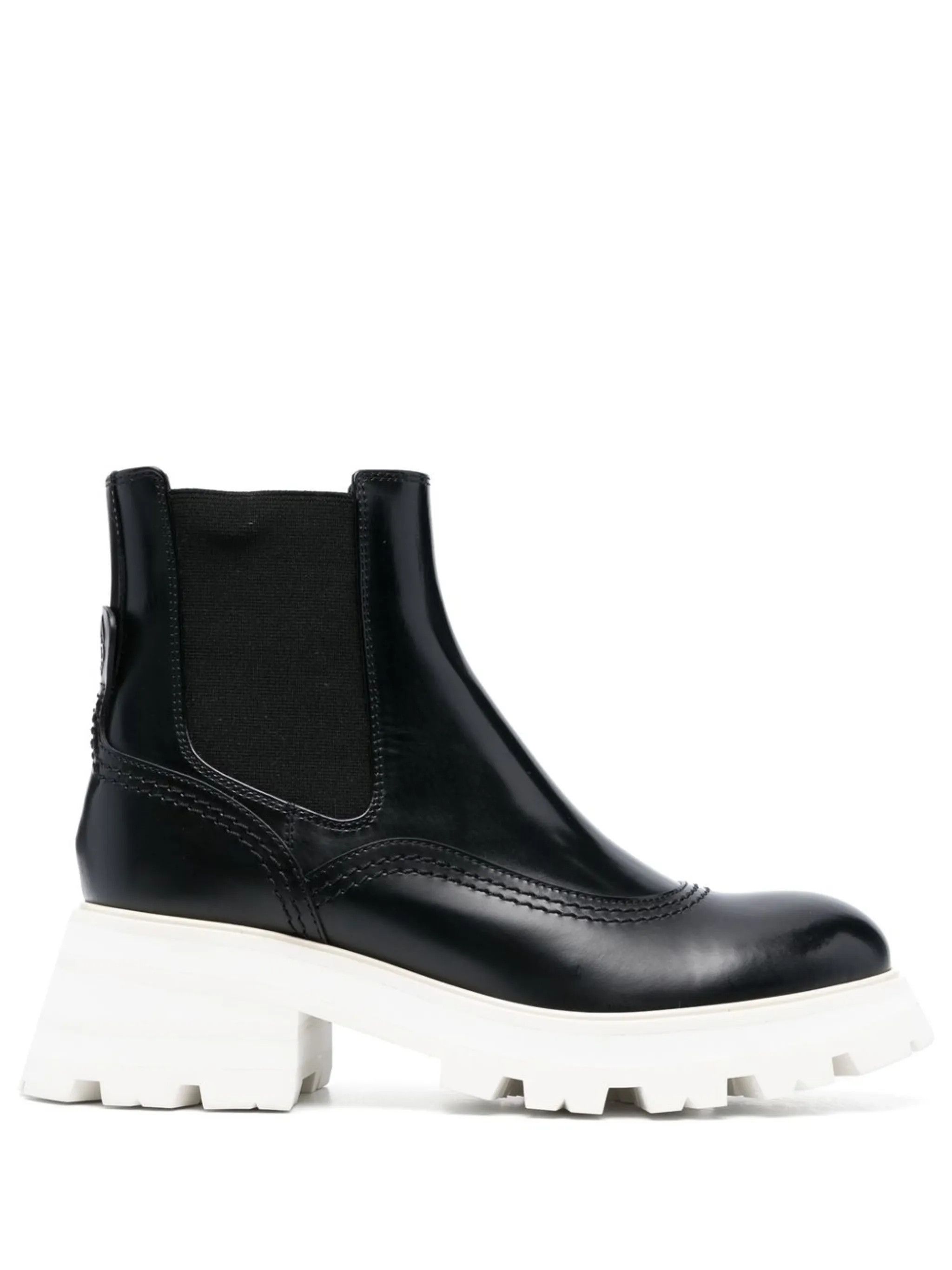 Alexander McQueen o1y0225 Ankle Boots in Black Size US 5 / IT 35 - 1 Thumbnail