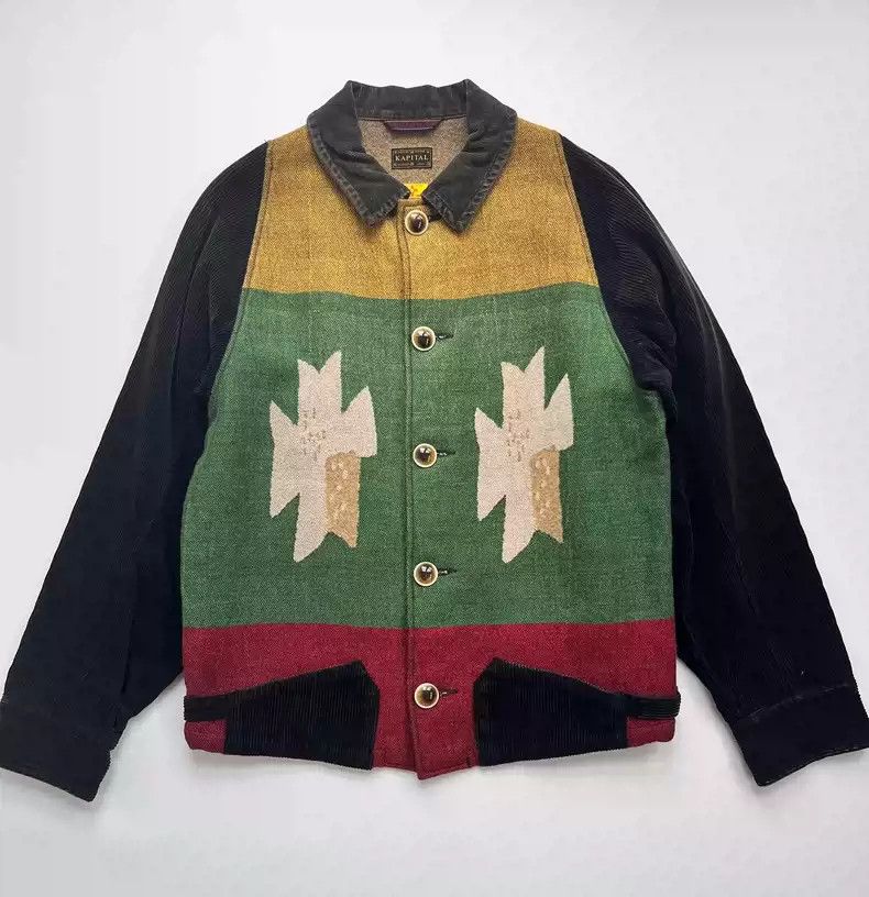 Kapital kapital Heavy Indian corduroy wool woolen stitching coat Size US L / EU 52-54 / 3 - 1 Thumbnail