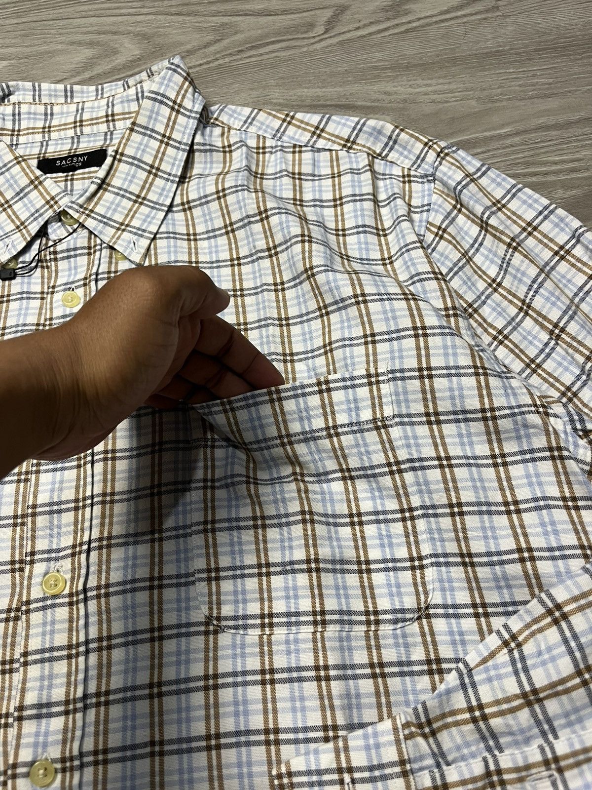 Yohji Yamamoto Sacsny Y’saccs by Yohji yamamoto Shirt Size US XL / EU 56 / 4 - 6 Thumbnail