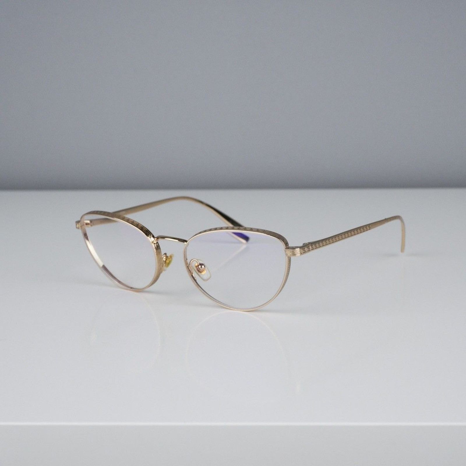 Versace Versace greca medusa logo gold eyewear glasses Size ONE SIZE - 1 Thumbnail