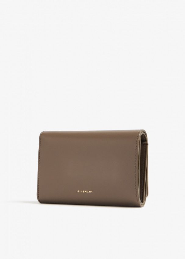 Givenchy o1srvl11e1224 Size: OS / 4G Tri Fold Wallet in Brown Size ONE SIZE - 3 Thumbnail