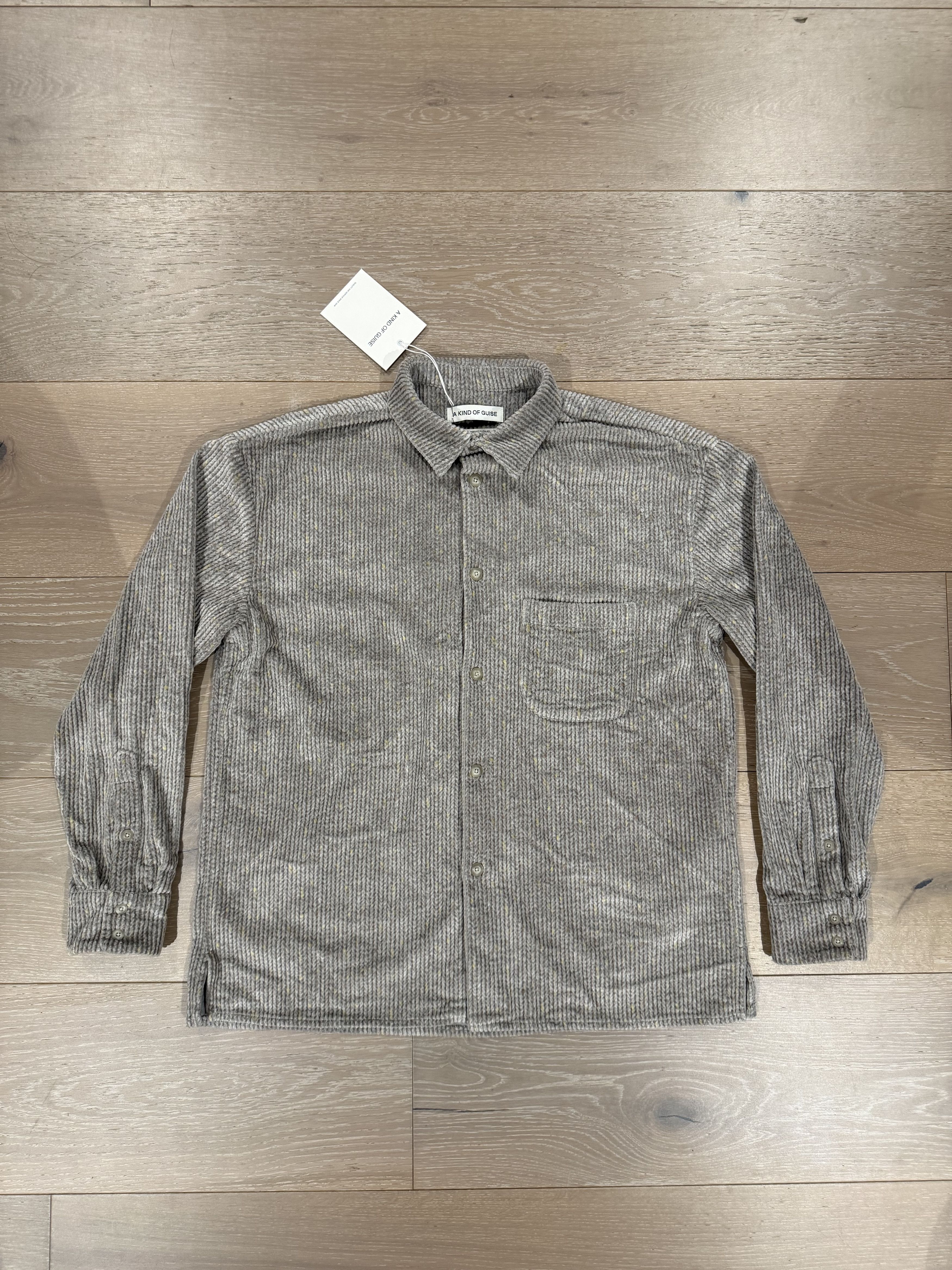 A Kind Of Guise 💚 AW23 A Kind Of Guise Gusto Shirt Tweedy Corduroy NEW Size US M / EU 48-50 / 2 - 6 Thumbnail