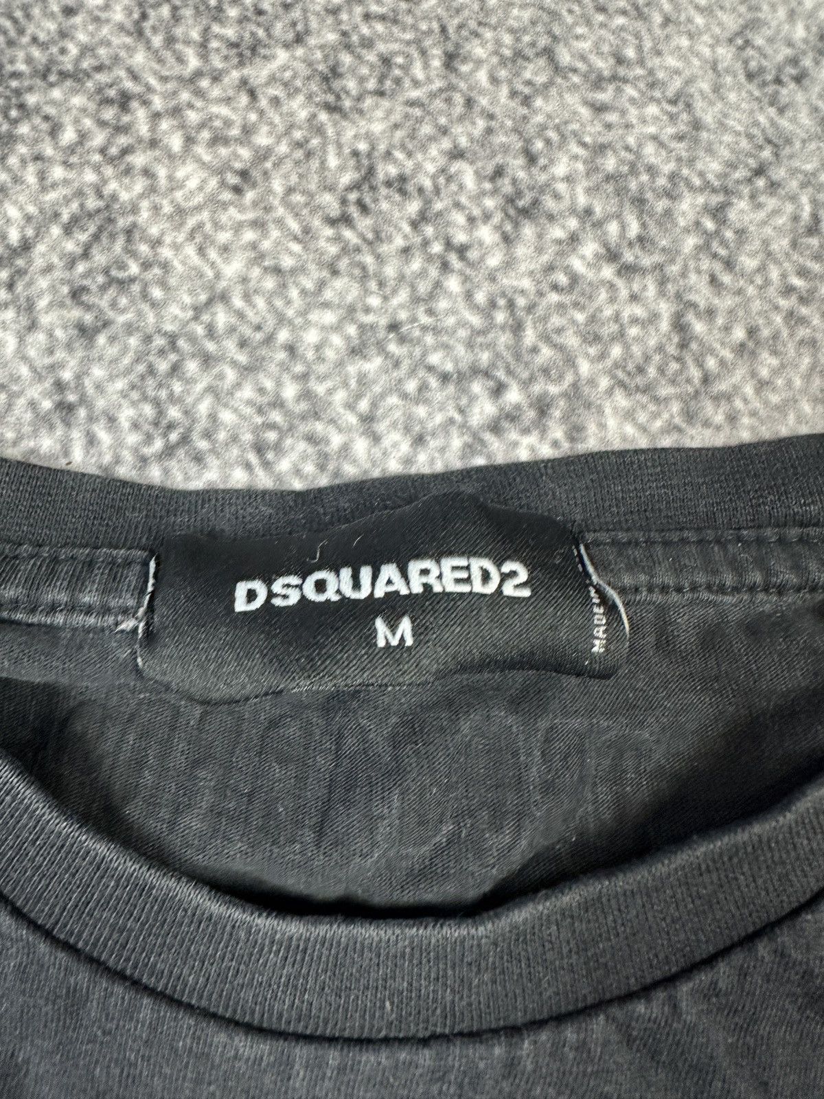 Dsquared2 Y2K Dsquared2 Big Logo Sweatshirt Streetwear Rare USA M Size US M / EU 48-50 / 2 - 3 Thumbnail