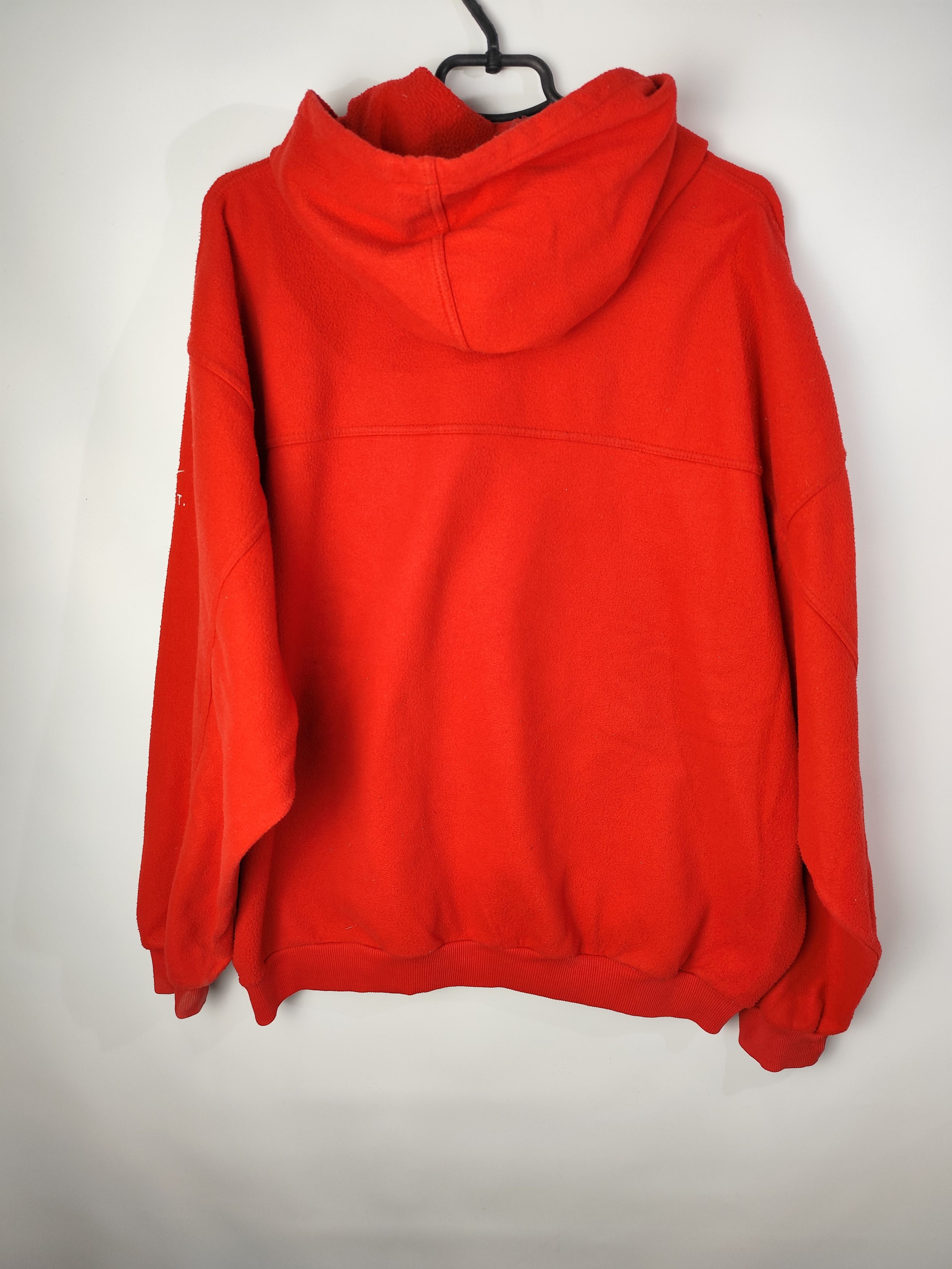 Nike Vintage Very Rare Nike Fit Supreme Court Red Fleece Hoodie Size US XXL / EU 58 / 5 - 6 Thumbnail