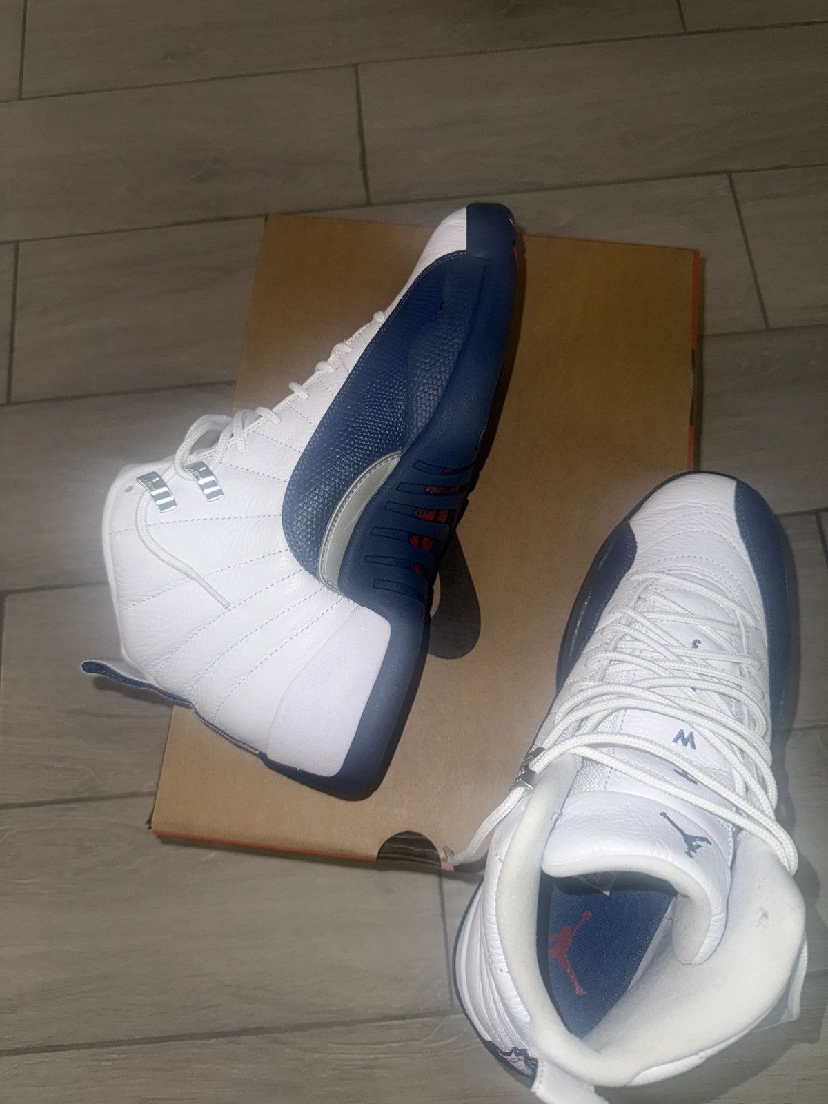Jordan Brand Jordan 12 Retro French Blue Size US 9.5 / EU 42-43 - 7 Thumbnail