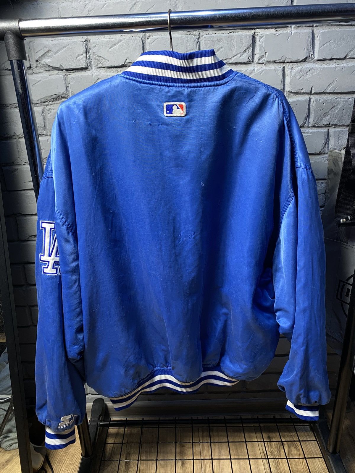 Starter Vintage LA Dodgers Diamond Collection Satin Starter sz XXXL Size US XXL / EU 58 / 5 - 5 Thumbnail