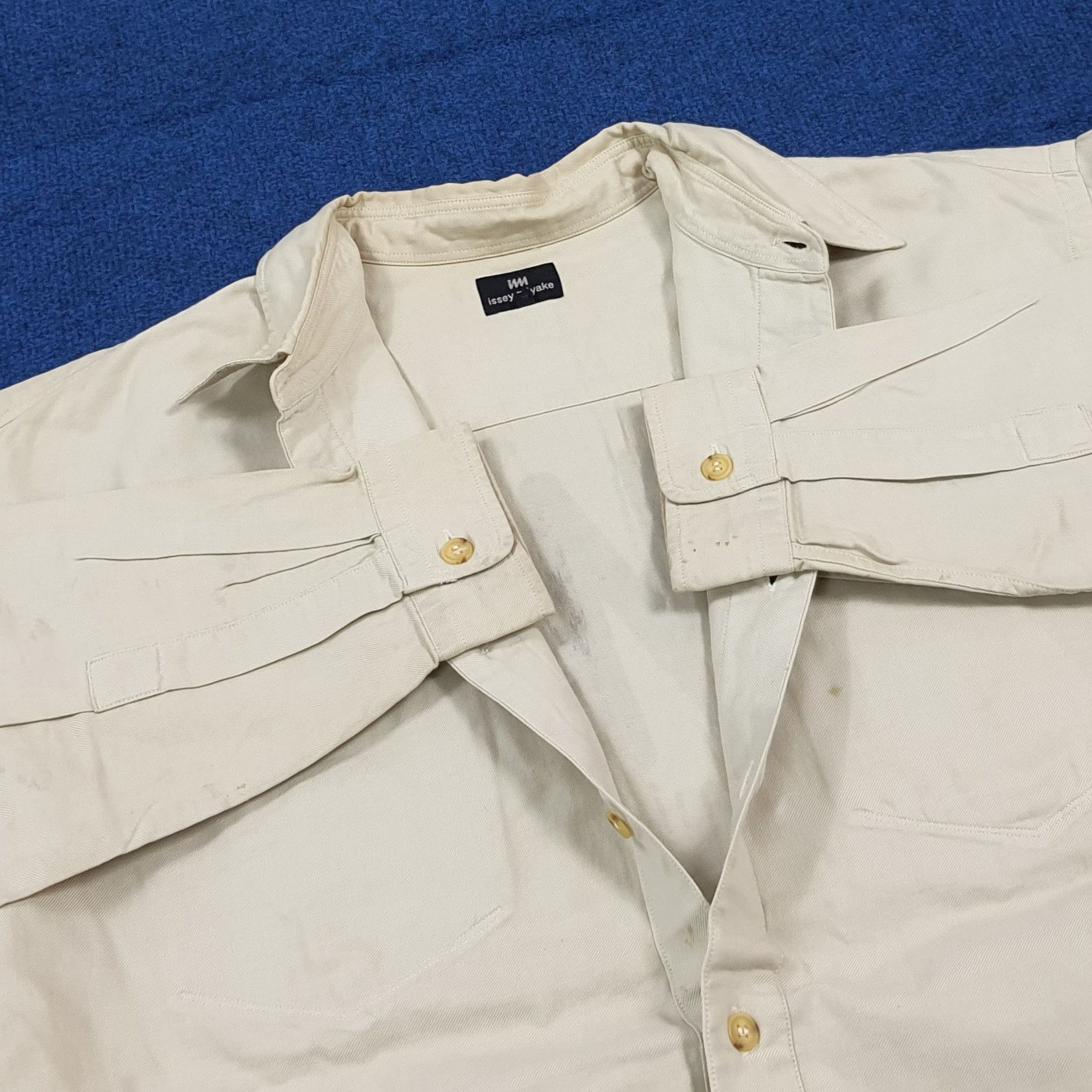 Issey Miyake Vintage 80s Issey Miyake Twill Military Style C299N75 Size US L / EU 52-54 / 3 - 4 Thumbnail
