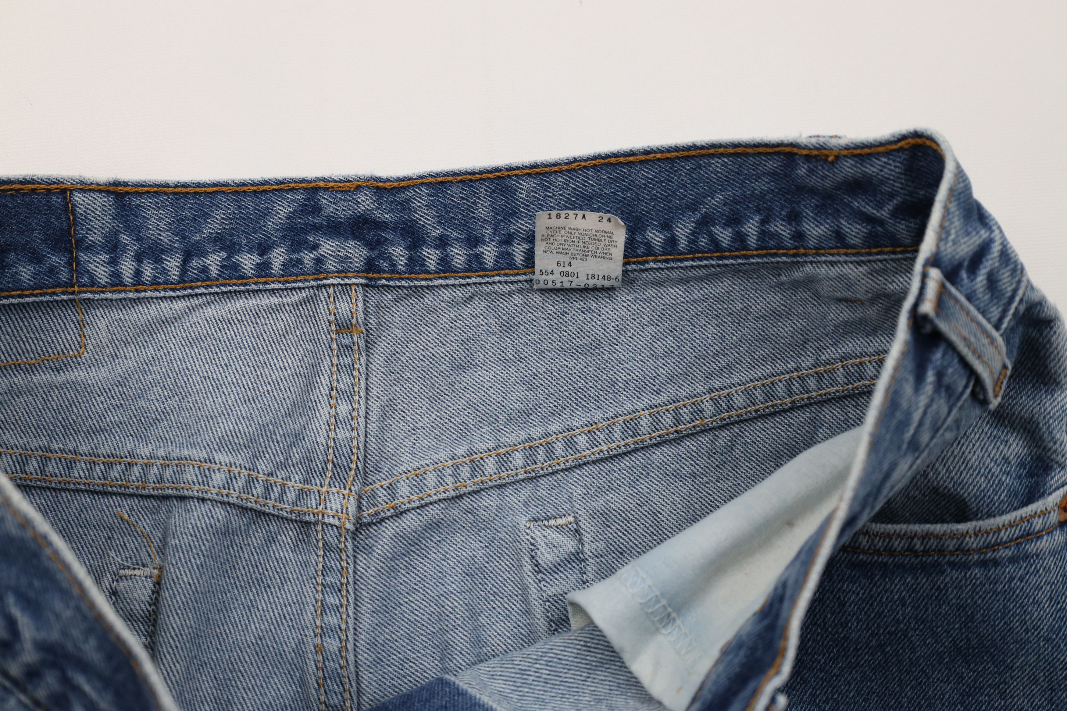 Levi's Vintage Y2K Levis 517 Flared Bootcut Denim Jeans Blue USA Size US 36 / EU 52 - 11 Thumbnail