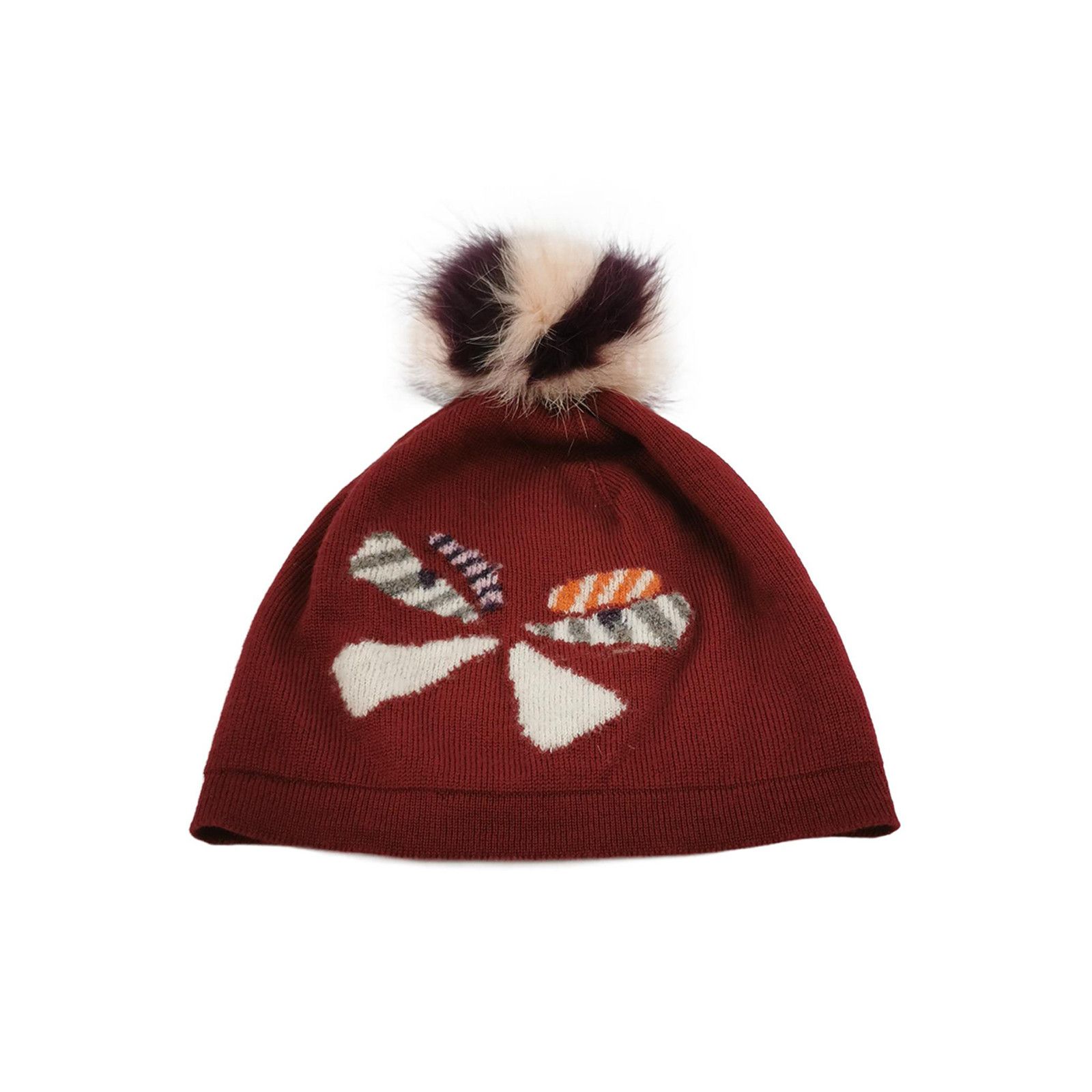 Fendi Fendi Wool Pom-Pom Beanie One Size Size ONE SIZE - 1 Thumbnail