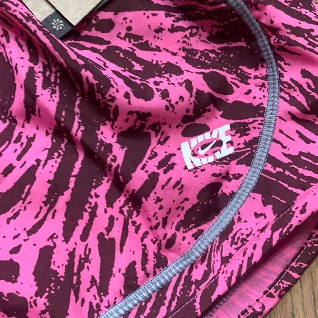Nike Nike Shorts Pink M Women's Regular Athletic NWT Size 32" / US 10 / IT 46 - 2 Thumbnail