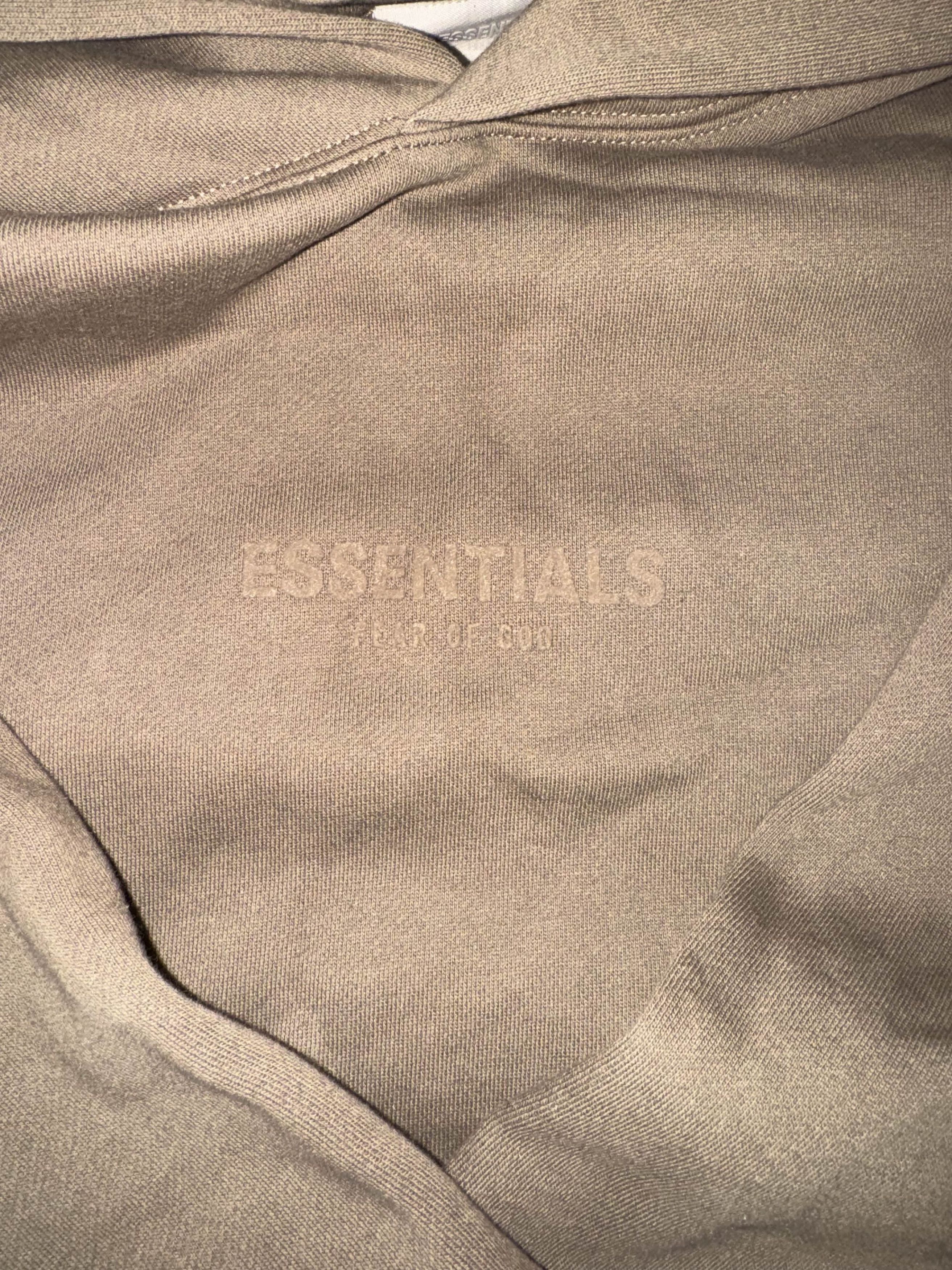 Essentials Brown Relaxed Hoodie Size US XXL / EU 58 / 5 - 3 Thumbnail