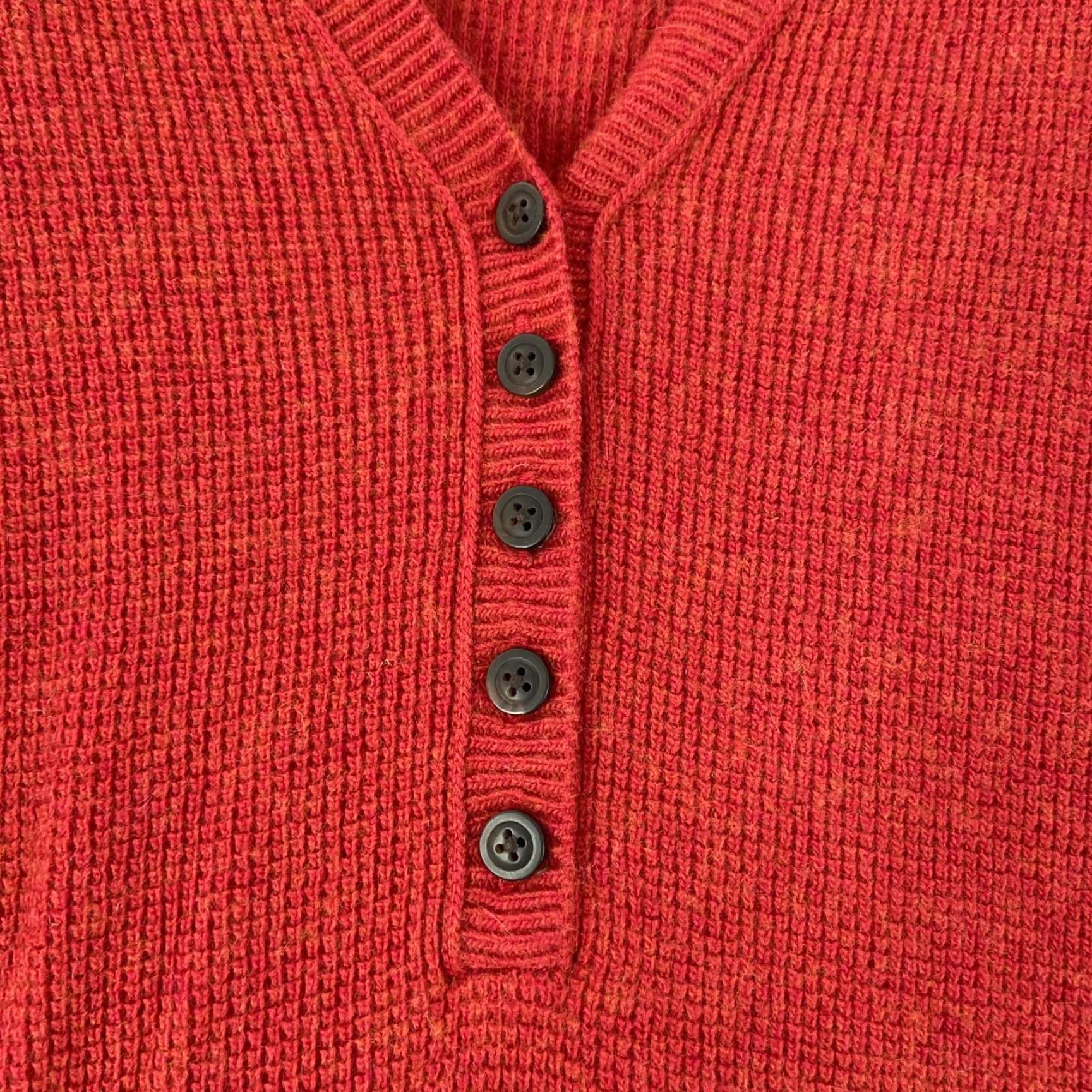 Madewell VINTAGE? No. Madewell Blouse Sweater Red Women XS V-Neck Long Sleeve Pullover Woman XS Red Size XS / US 0-2 / IT 36-38 - 6 Thumbnail
