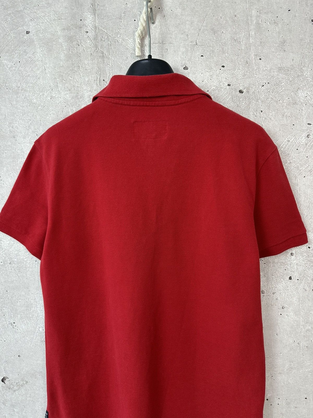 Armani AJ Armani Jeans Vintage Cotton Red Logo Women’s Polo Size ONE SIZE - 7 Thumbnail