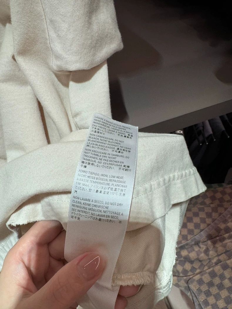 Balenciaga Balenciaga FBI front and back letter logo beige short sleev Size US S / EU 44-46 / 1 - 5 Thumbnail