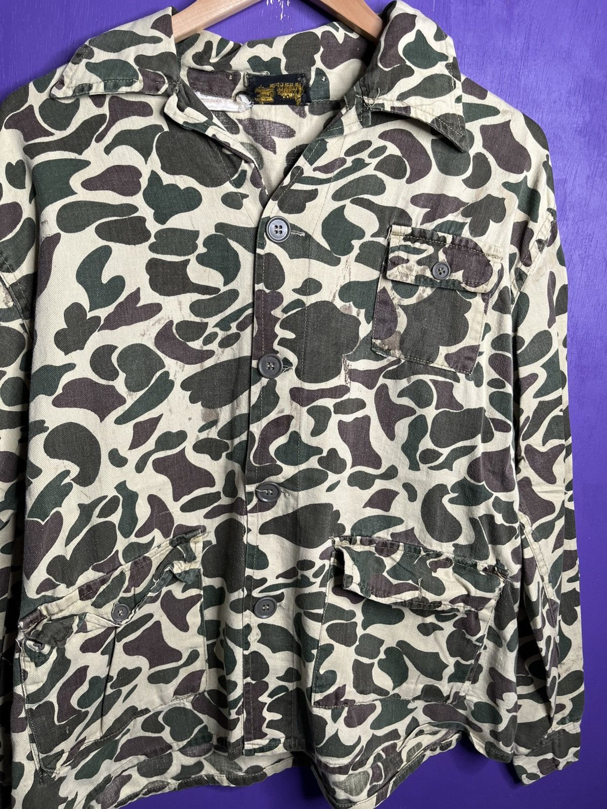 Vintage Vintage 70s Kmart camo hunting cargo button up Size US M / EU 48-50 / 2 - 3 Thumbnail