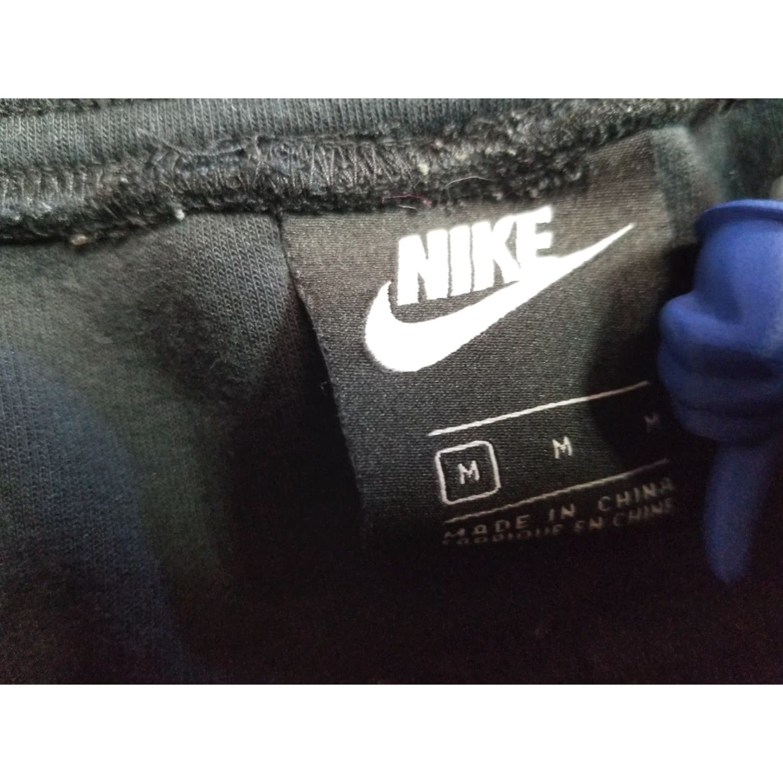 Nike Nike Sweatpants Men Medium Black Jogger Zip Ankle Sportswear Fleece Activewear Cotton Blend Shoes? Size US 31 - 7 Thumbnail