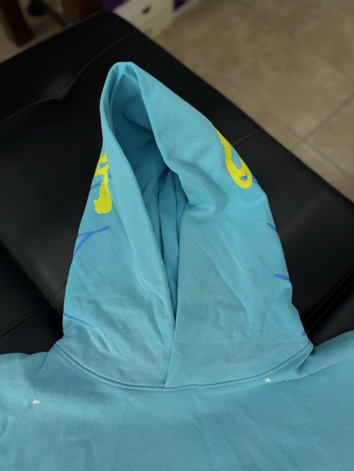 Sp5der Sp5der Hoodie Blue Yellow Size Large Brand New Size US L / EU 52-54 / 3 - 9 Thumbnail