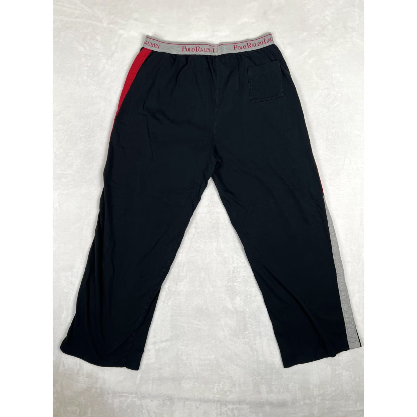 Polo Ralph Lauren Polo Ralph Lauren Mens Large Sleepwear Pants Black Red Logo Waistband Size US L / EU 52-54 / 3 - 6 Thumbnail
