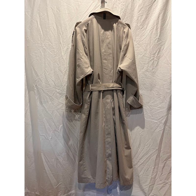 Vintage VTG Luxador Trench Raincoat Beige Full Length 90s Y2K Sz 50 Size US M / EU 48-50 / 2 - 3 Thumbnail