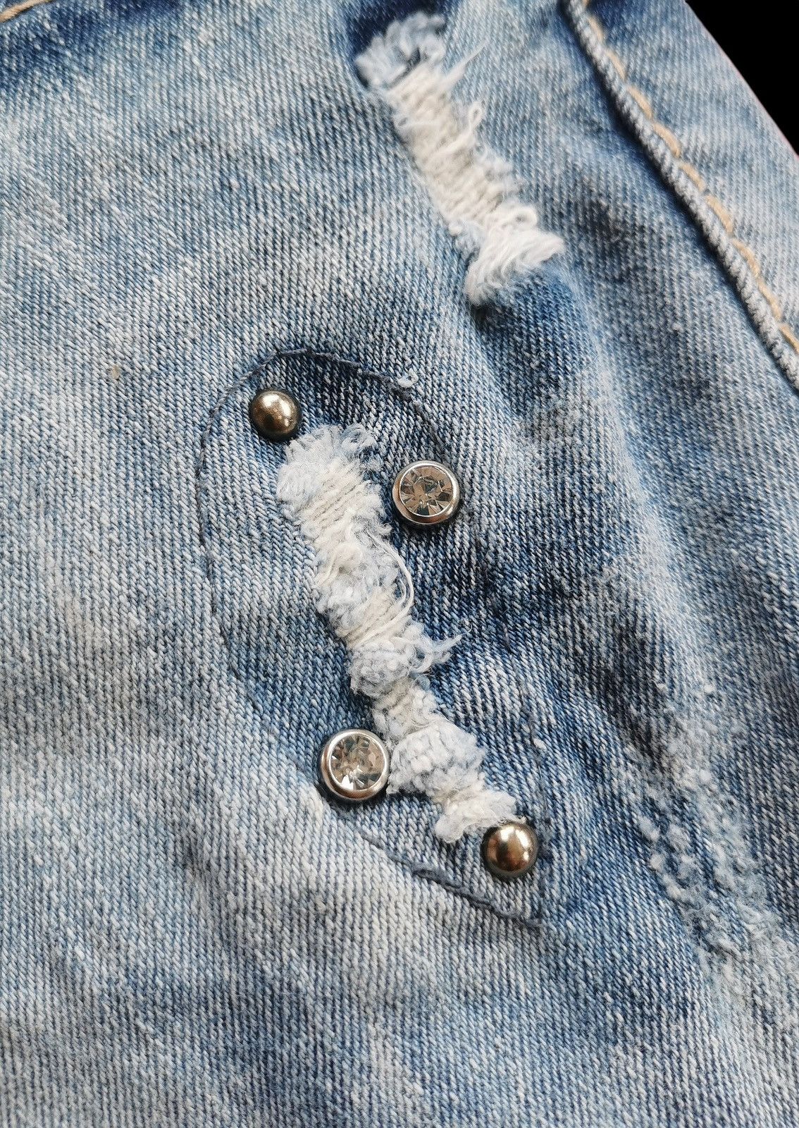 20471120 Vantty Bootcuts Studd Jeans Size 30" / US 8 / IT 44 - 4 Thumbnail