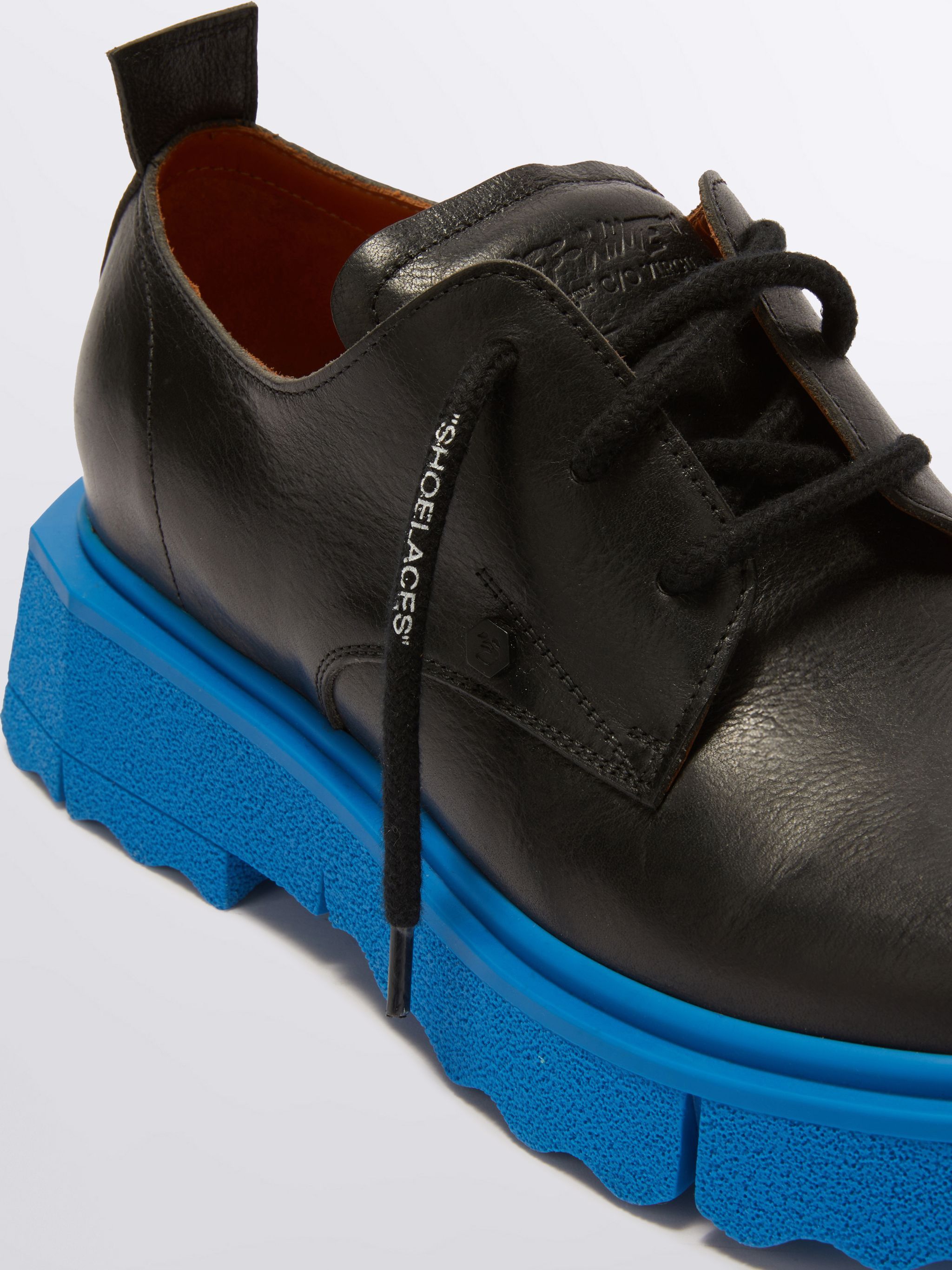 Off-White o1rshd DUP Leather Sponge Derby in Black Size US 8 / EU 41 - 5 Thumbnail