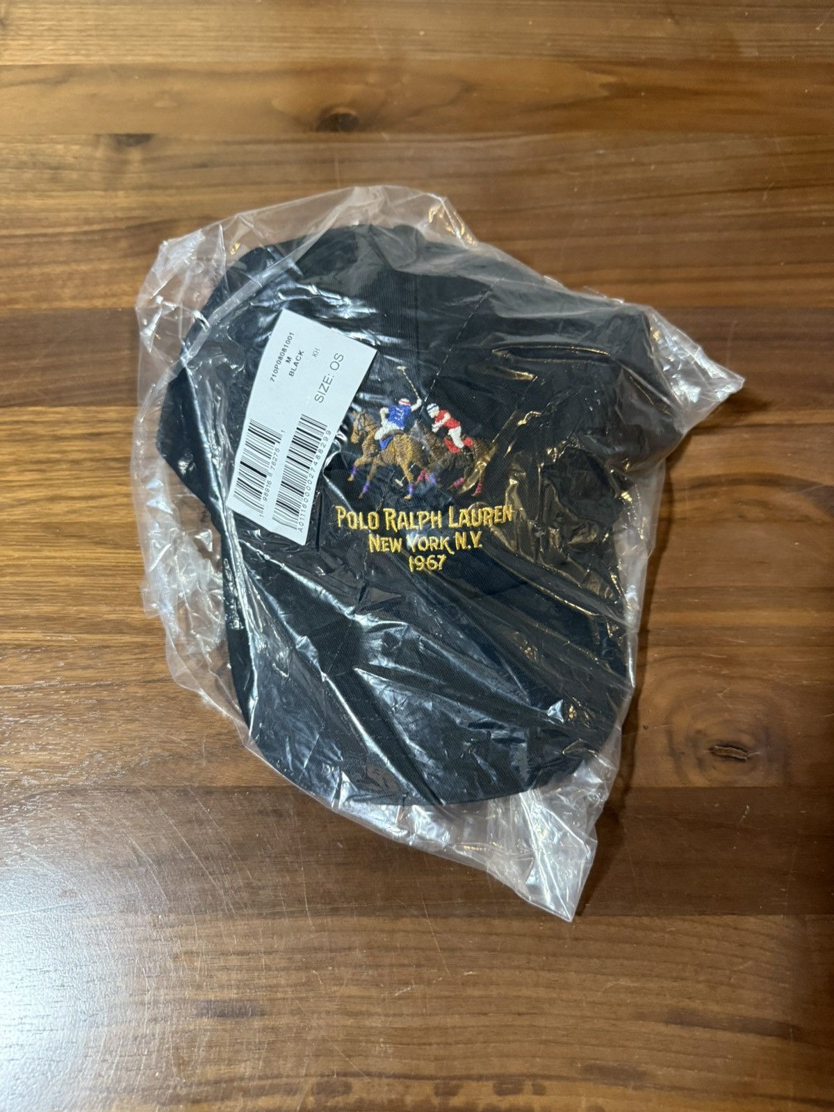 Polo Ralph Lauren Polo Ralph Lauren Cotton Twill Ball Cap Black Ponies 1967 Size ONE SIZE - 4 Thumbnail