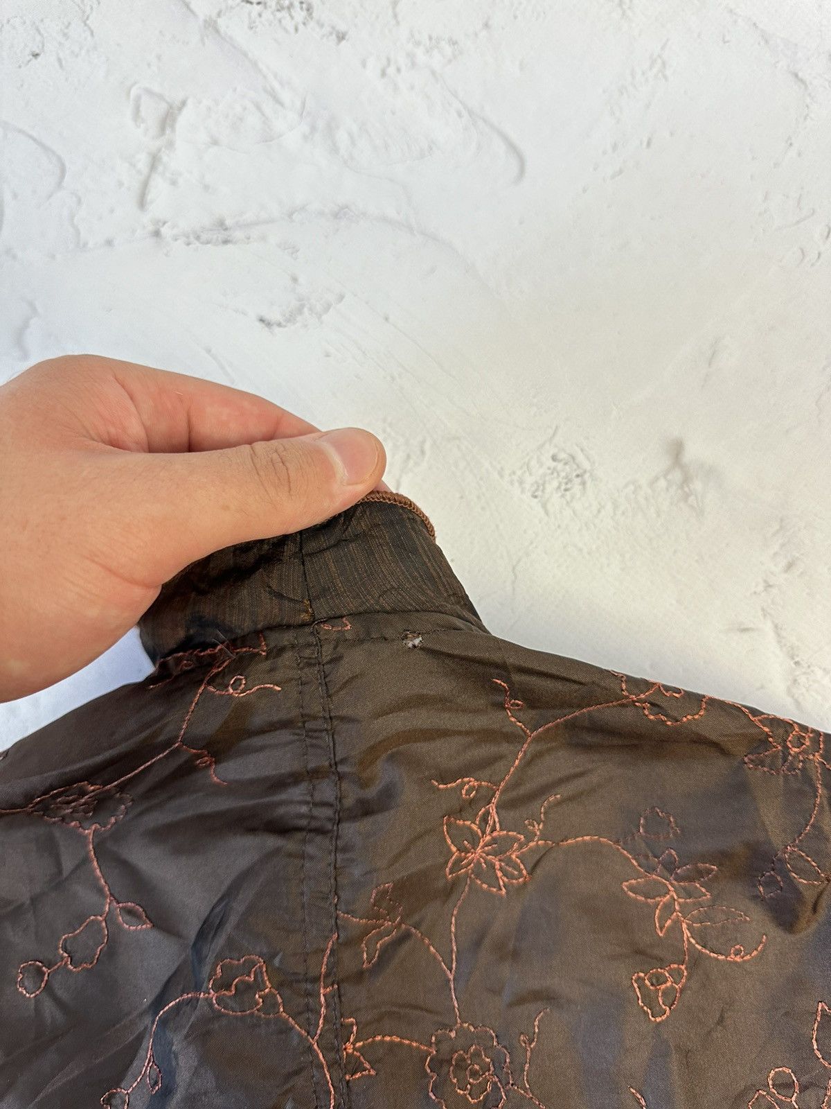 Beauty Beast × If Six Was Nine × Vintage Vintage Brown Floral Blouse Size M / US 6-8 / IT 42-44 - 7 Thumbnail