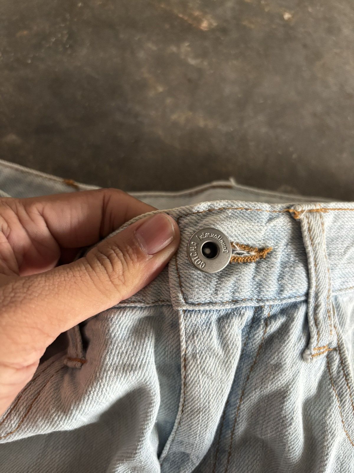Gotcha SICK Y2K GOTCHA JORTS SHORT JEANS DOPE DESIGN Size US 30 / EU 46 - 3 Thumbnail