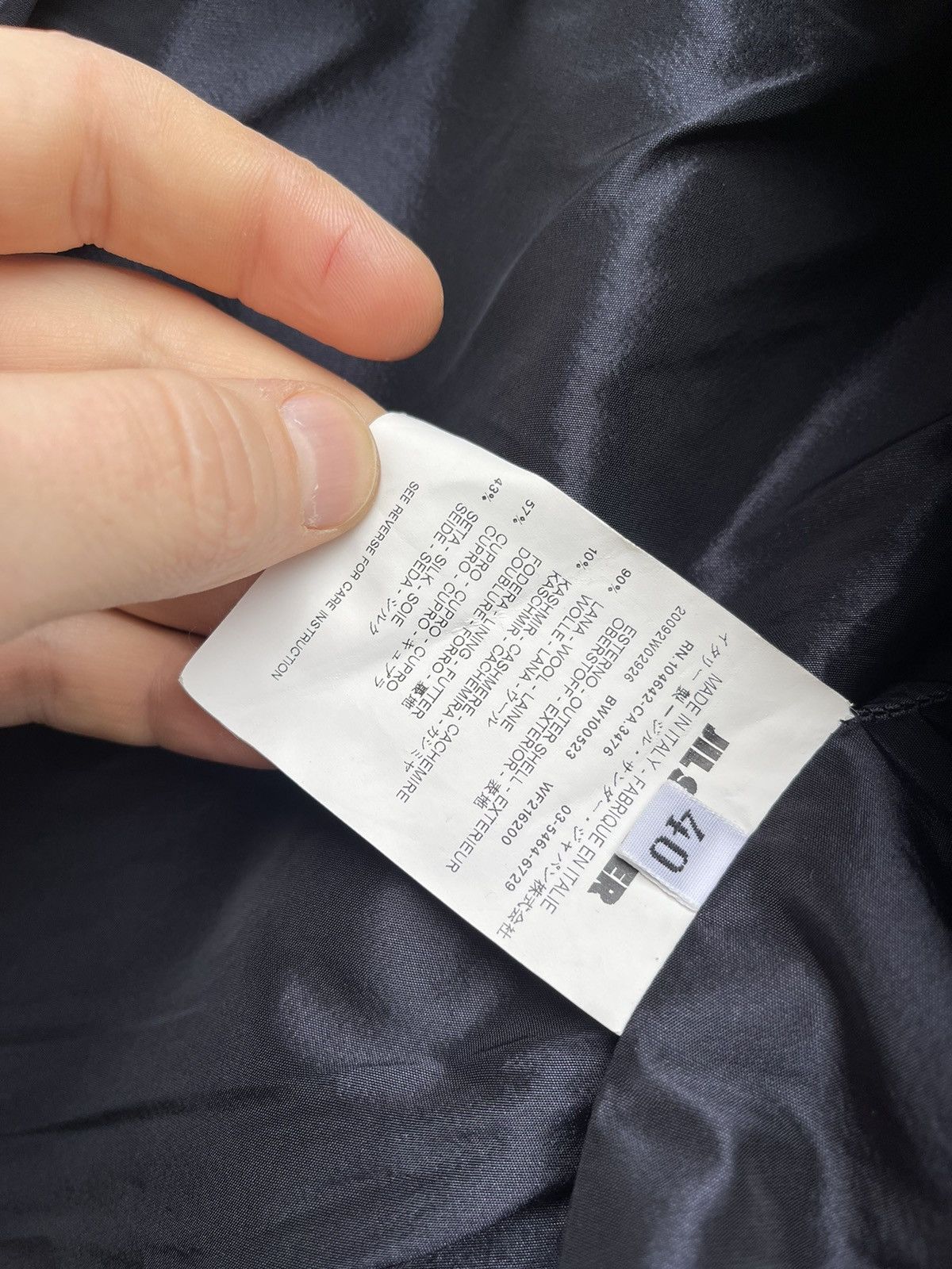 Jil Sander Vintage Jil Sander 2009 Wool Cashmere Coat Made in Italy Size S / US 4 / IT 40 - 7 Thumbnail